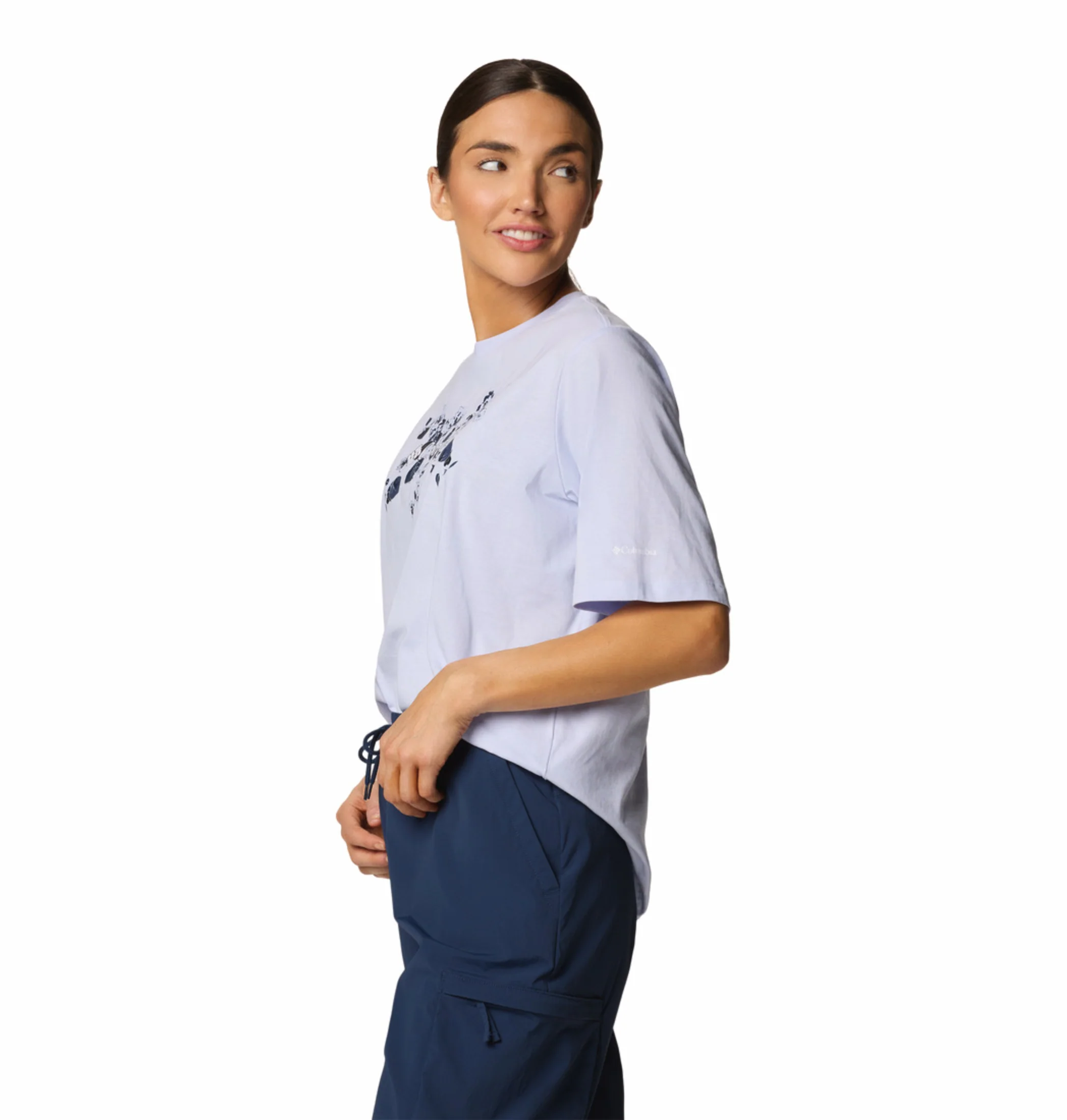 Columbia Women Purple North Cascades Relaxed Tee - Image 3