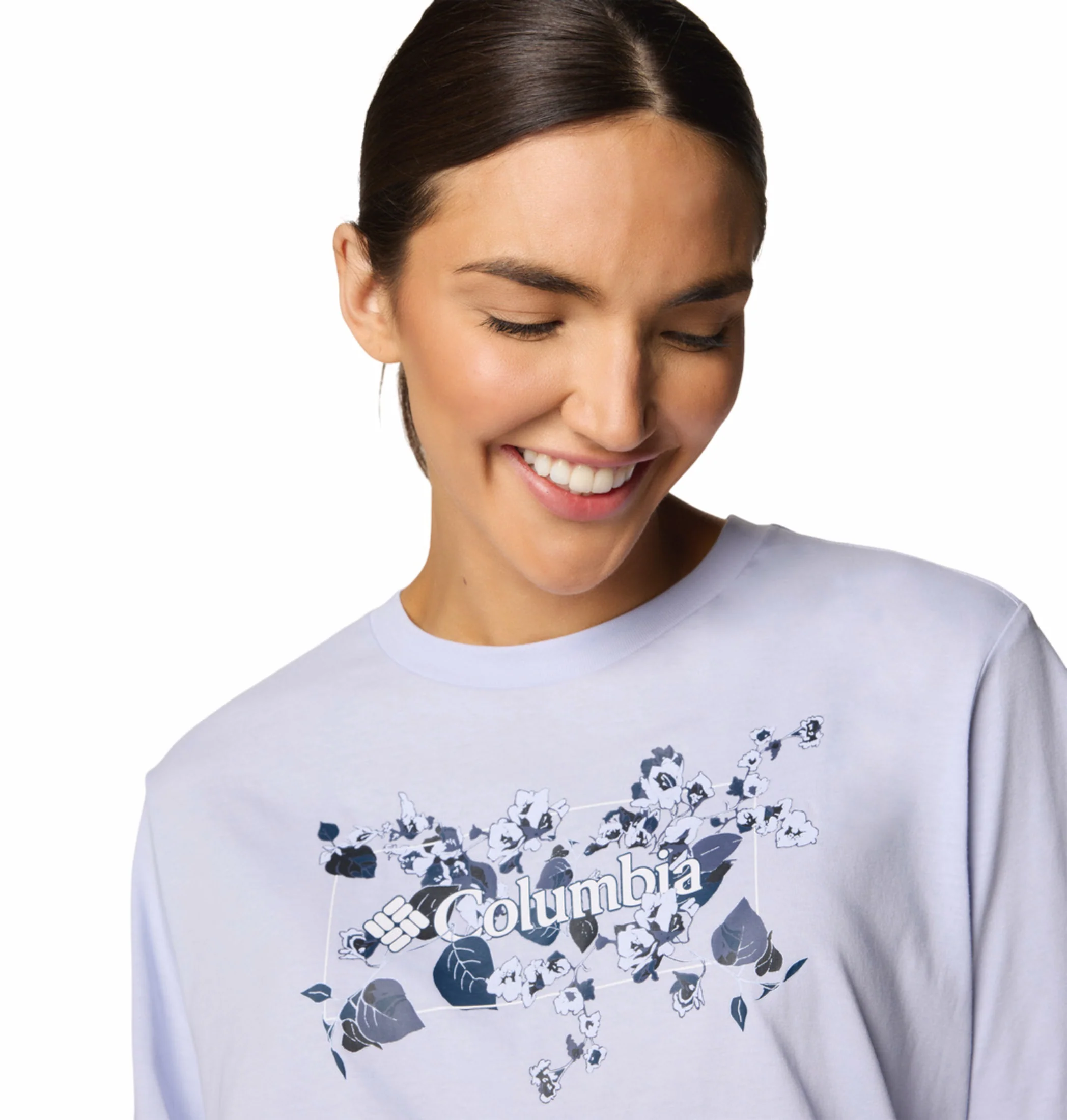 Columbia Women Purple North Cascades Relaxed Tee - Image 5