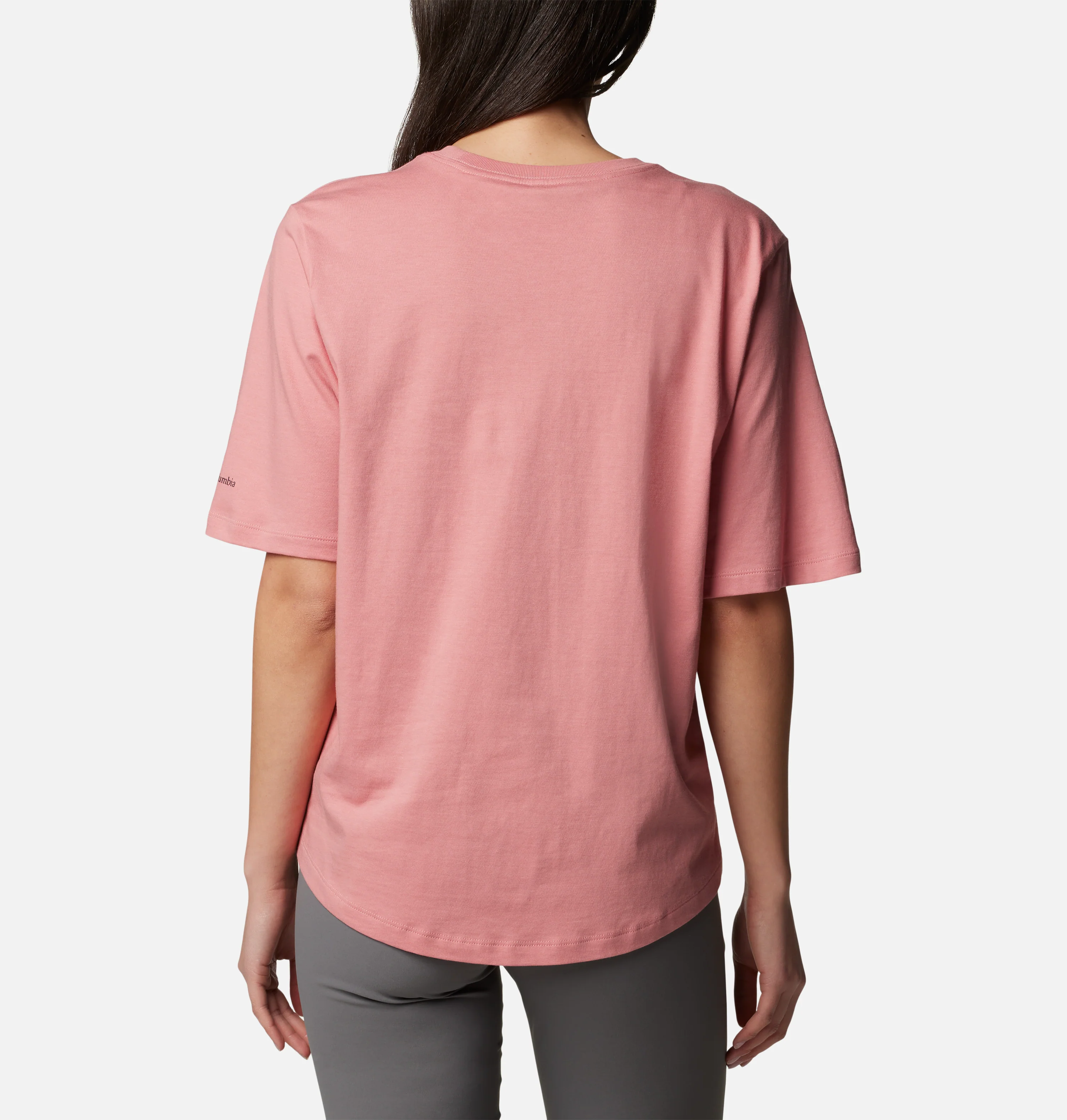 Columbia Women Pink North Cascades Relaxed Tee - Image 2