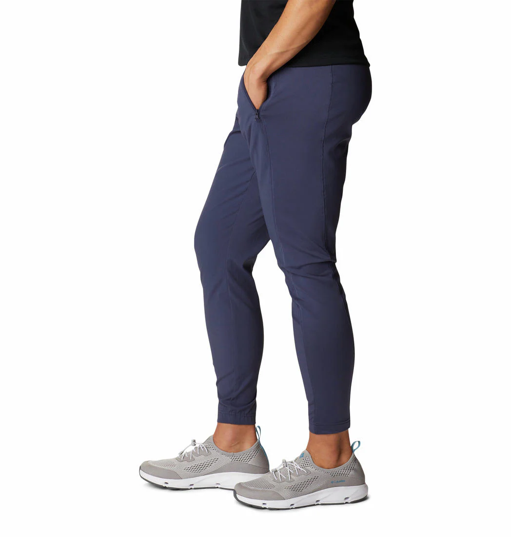 Columbia Women Navy Blue On The Go Hybrid Pant (Sun Protection) - Image 2