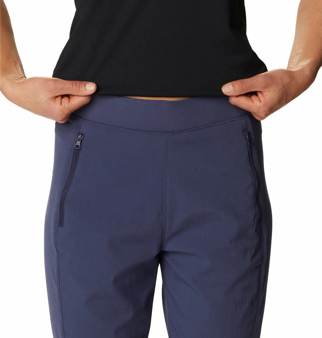 Columbia Women Navy Blue On The Go Hybrid Pant (Sun Protection) - Image 4
