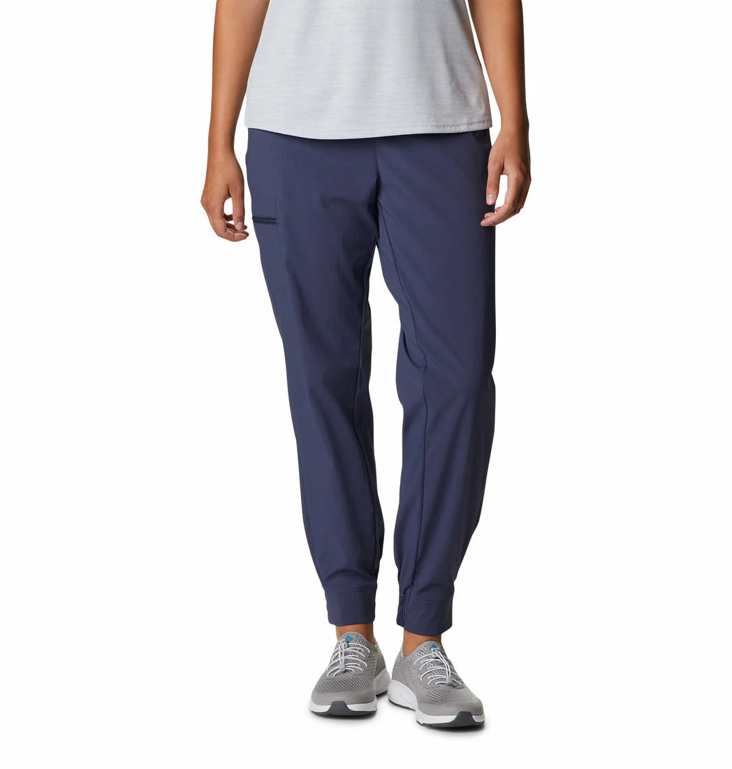Columbia Women Navy Blue On The Go Jogger (Sun Protection)