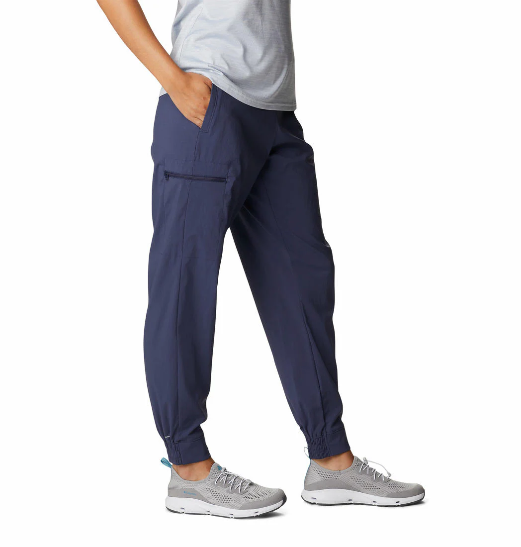 Columbia Women Navy Blue On The Go Jogger (Sun Protection) - Image 2