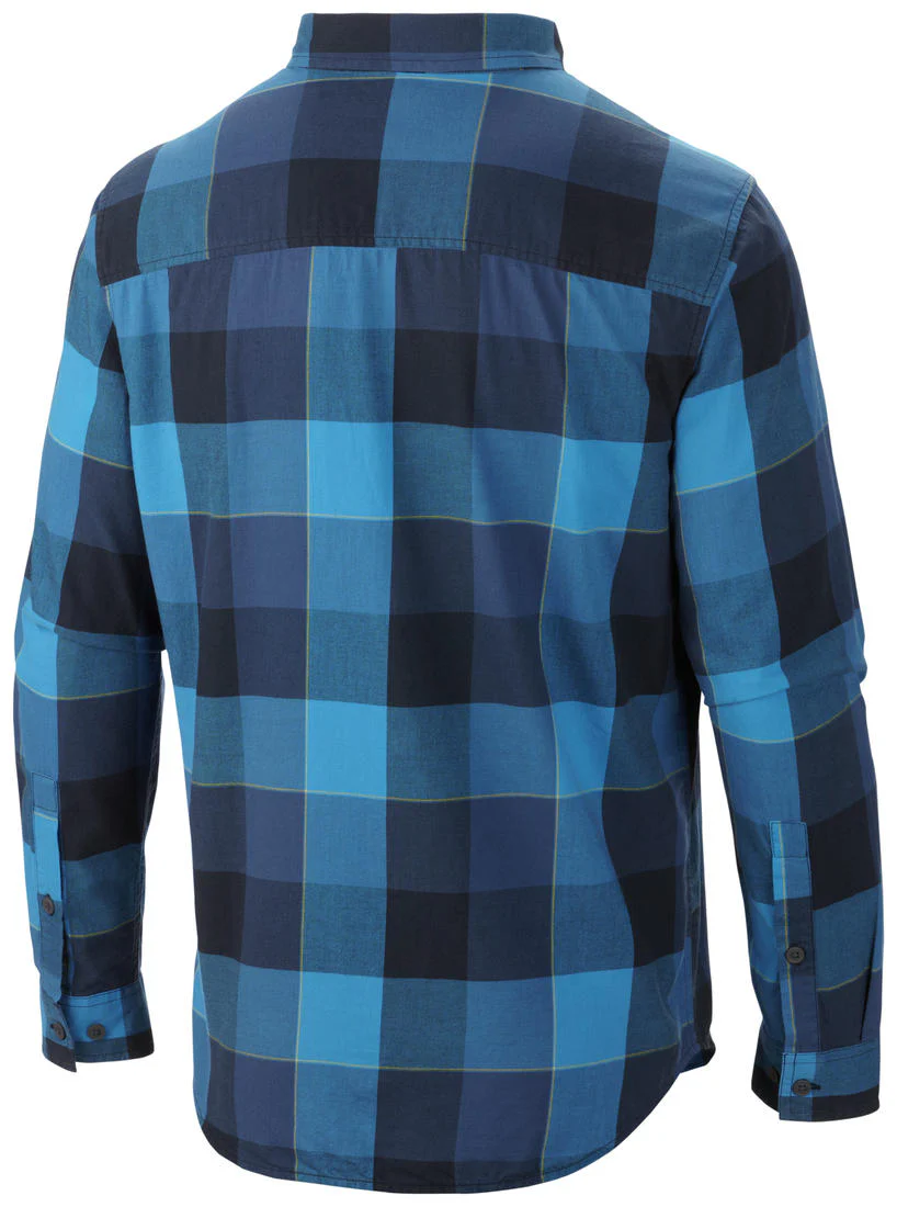 Columbia Men Blue Out and Back II Long Sleeve Shirt - Image 2