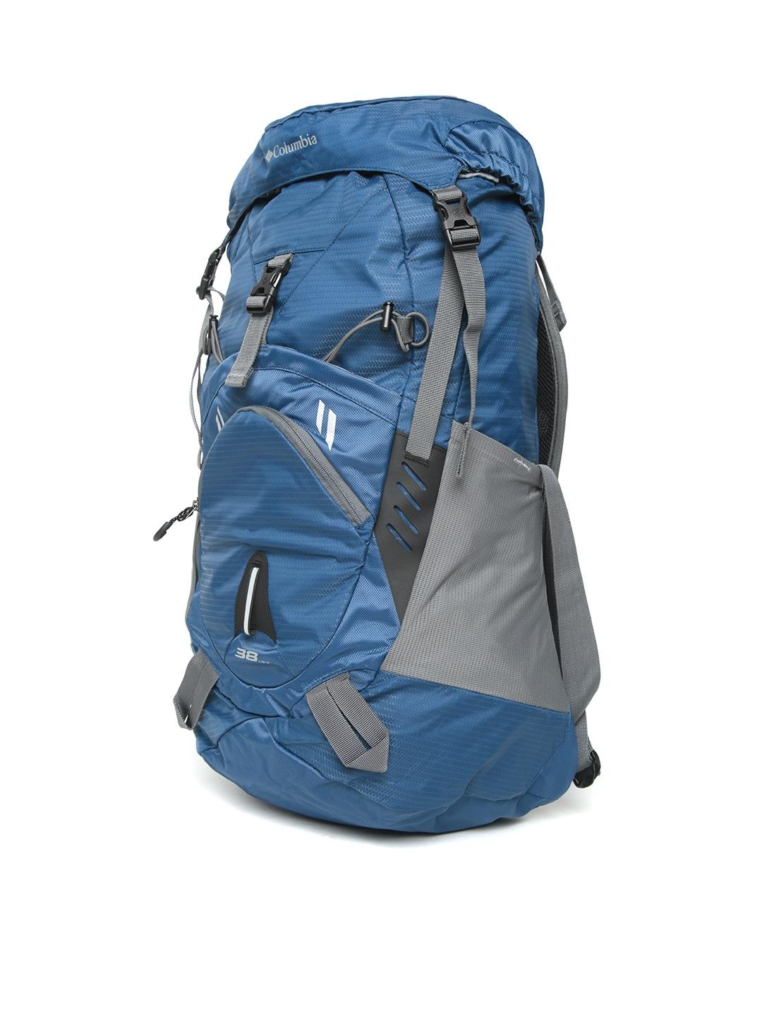 Columbia Unisex Blue Outdoor Adventure 38L Backpack - Image 2