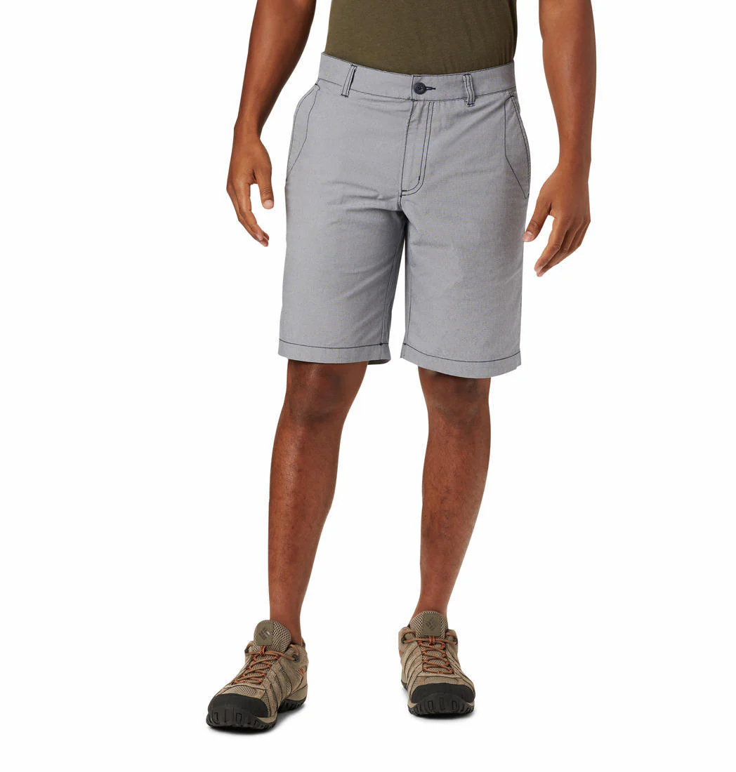 Columbia Men Blue Outdoor Elements Chambray Short