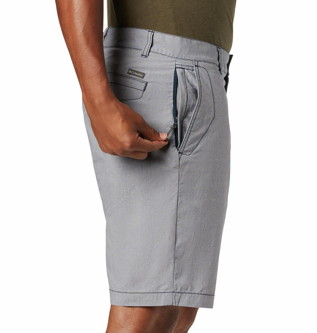 Columbia Men Blue Outdoor Elements Chambray Short - Image 4