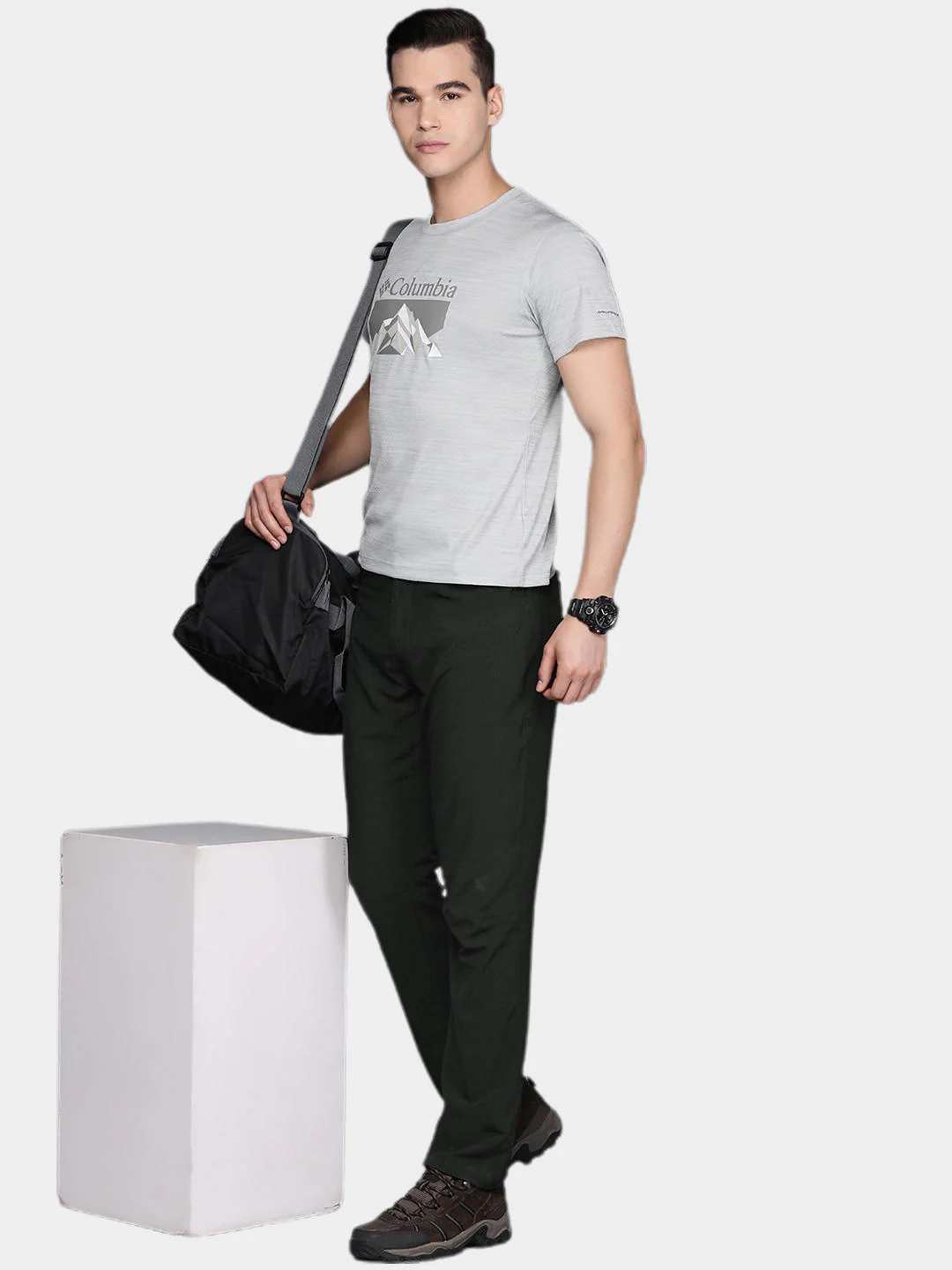 Columbia Men Black Outdoor Elements Stretch Pant (Sun Protection) - Image 9