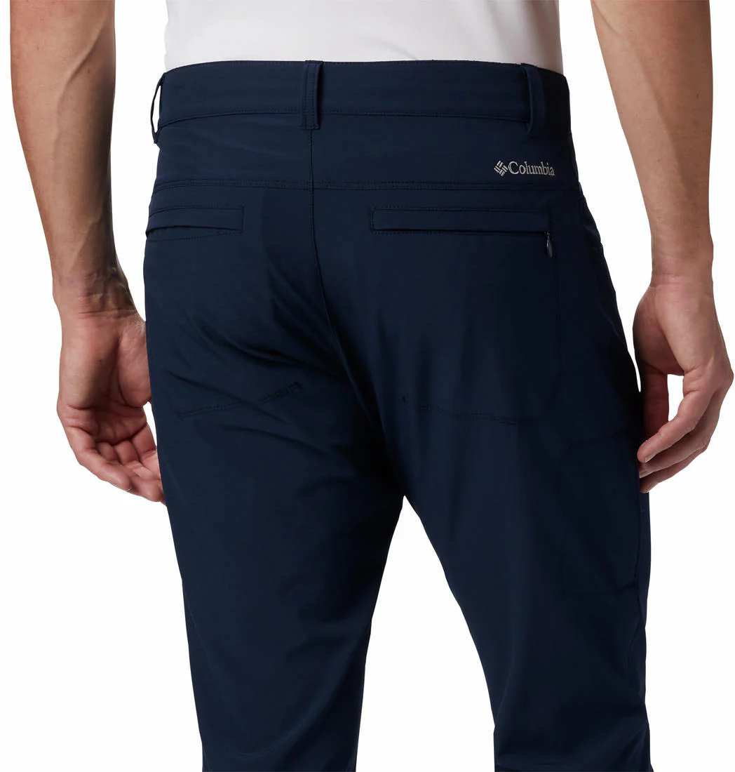Columbia Men Blue Outdoor Elements Stretch Pant (Sun Protection) - Image 4