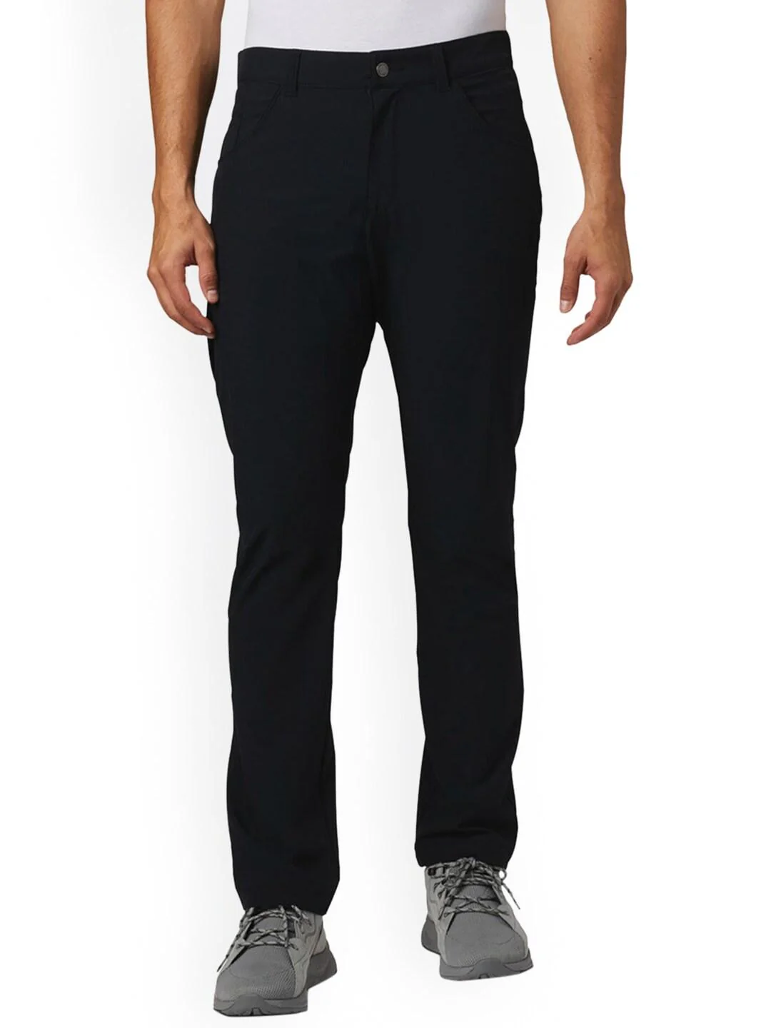 Columbia Men Black Outdoor Elements Stretch Pant (Sun Protection)