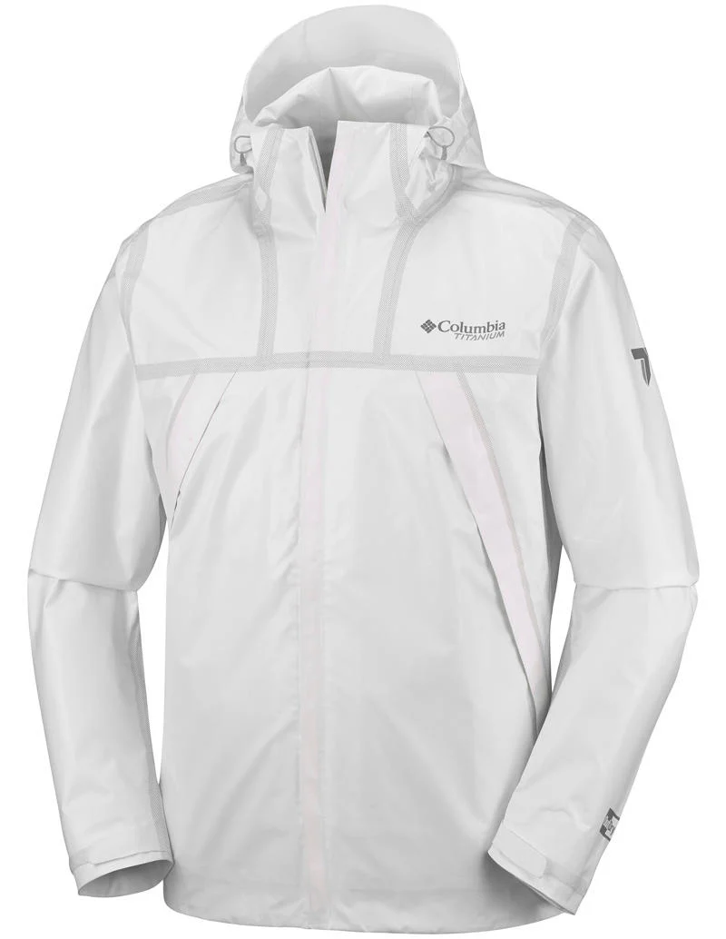 Columbia Men White OutDry Ex ECO Tech Shell