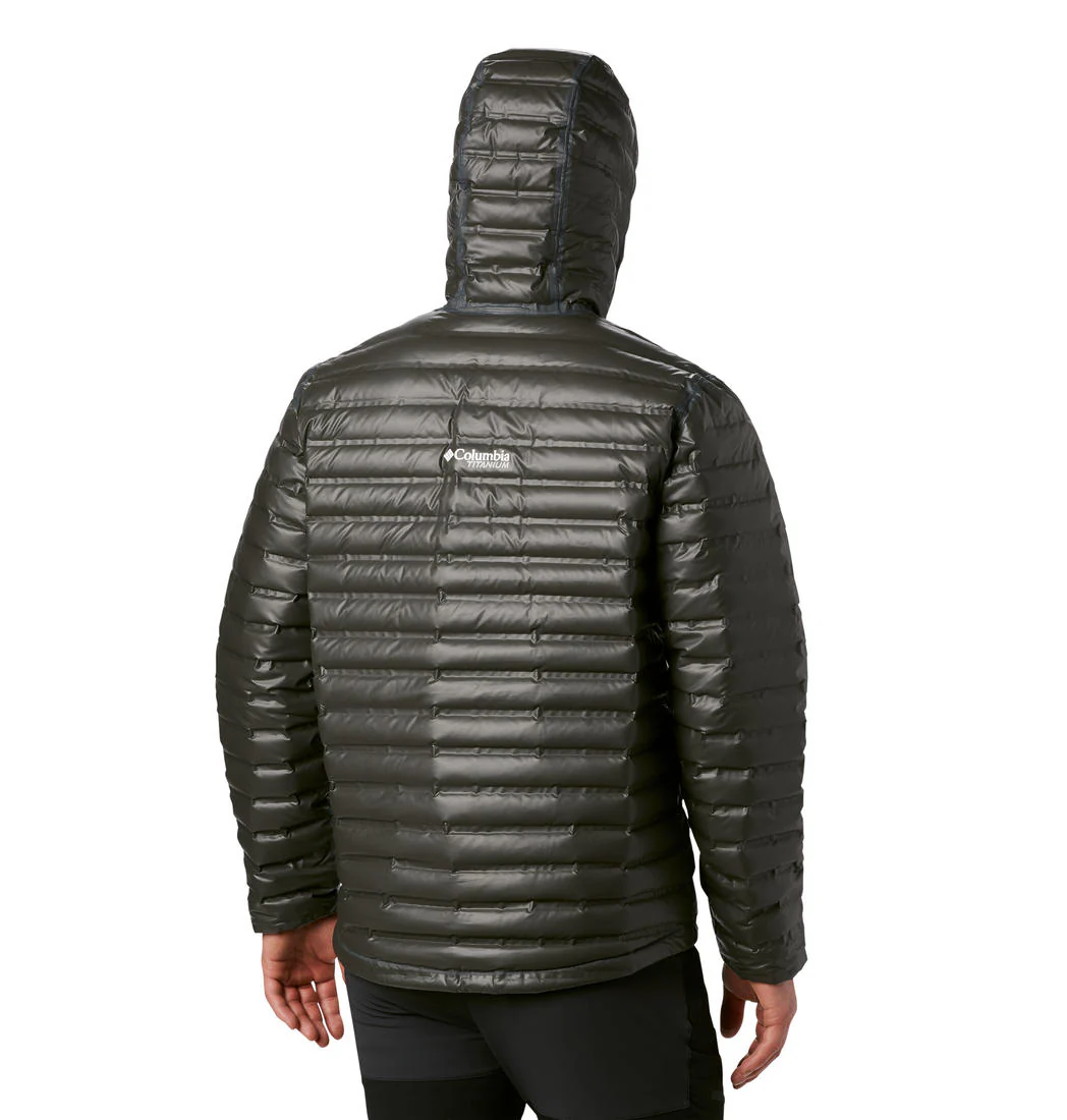 Columbia Men Black OutDry Ex Gold Down Hooded Jkt - Image 2