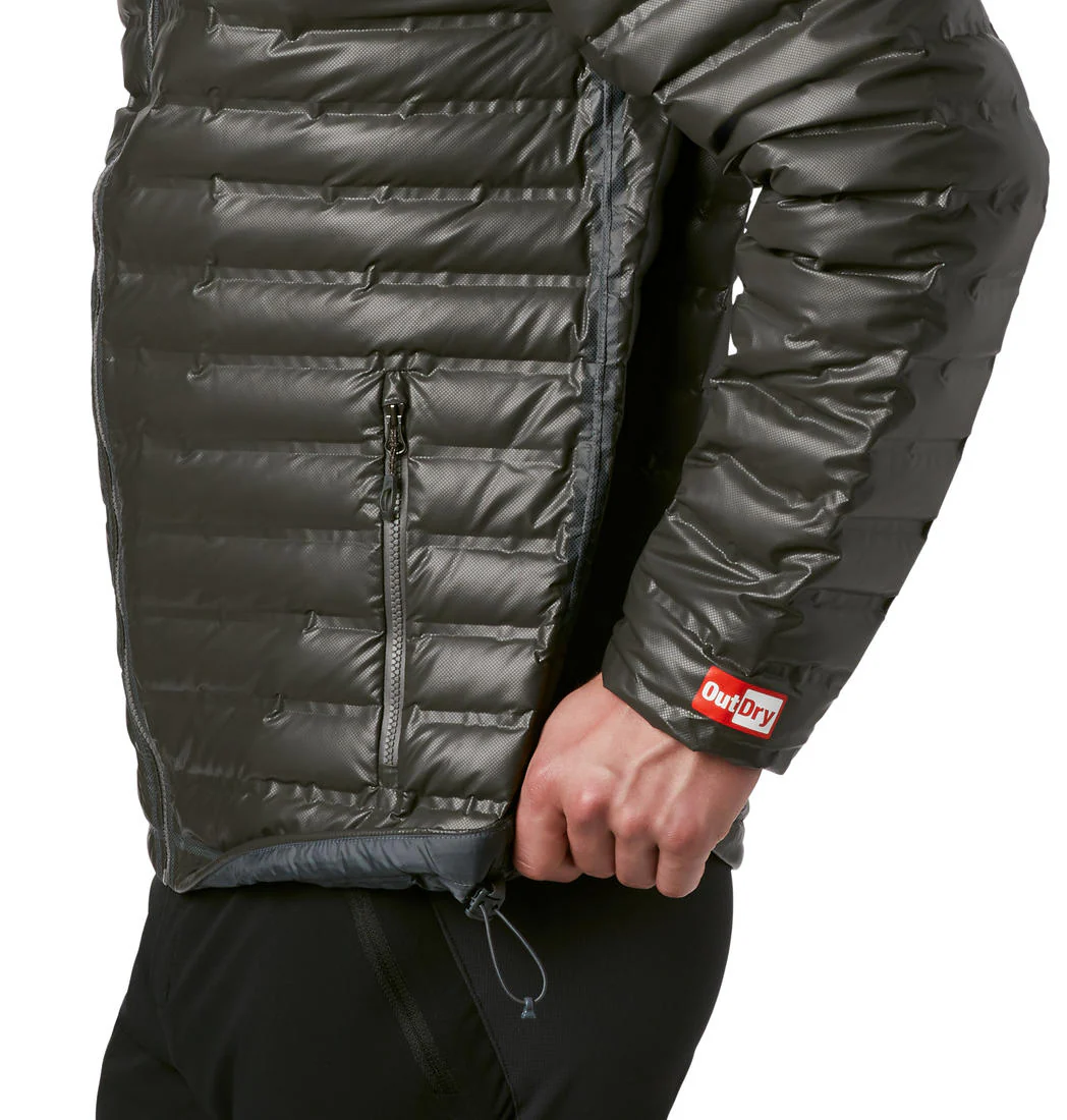 Columbia Men Black OutDry Ex Gold Down Hooded Jkt - Image 3