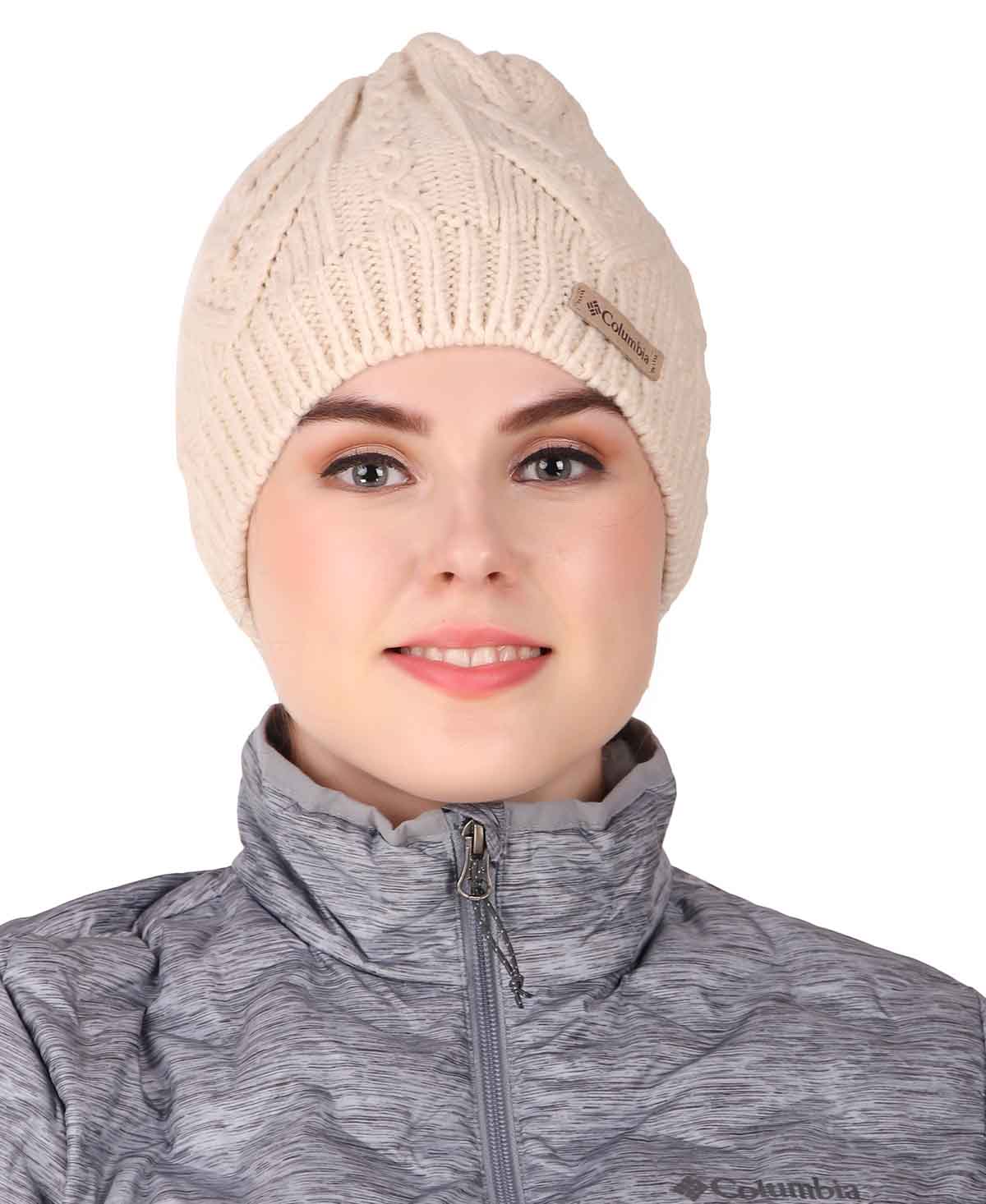 Columbia Unisex White Parallel Peak II Beanie - Image 2