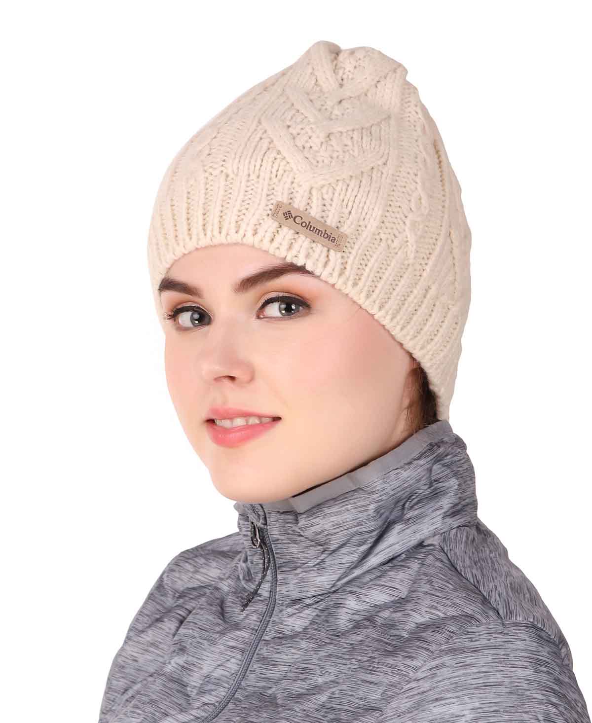 Columbia Unisex White Parallel Peak II Beanie - Image 4