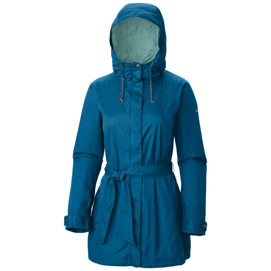 Columbia Women Blue Pardon My Trench Rain Jacket - Image 2