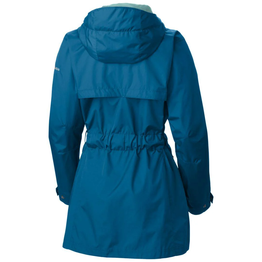 Columbia Women Blue Pardon My Trench Rain Jacket - Image 3