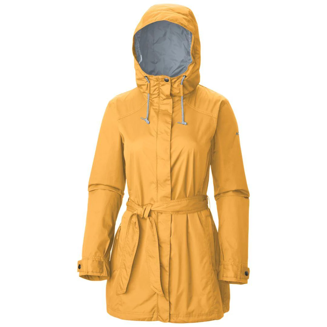 Columbia Women Yellow Pardon My Trench Rain Jacket - Image 2