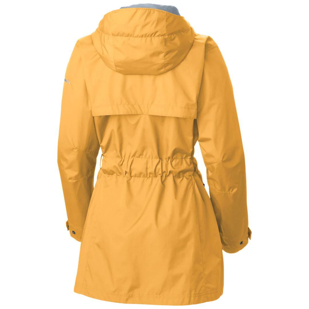 Columbia Women Yellow Pardon My Trench Rain Jacket - Image 3