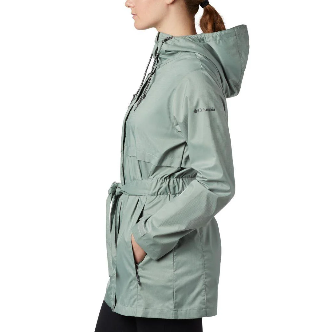 Columbia Women Green Pardon My Trench Rain Jacket - Image 4