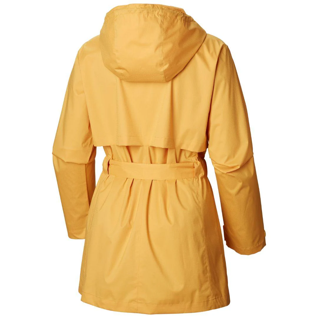 Columbia Women Yellow Pardon My Trench Rain Jacket - Image 2