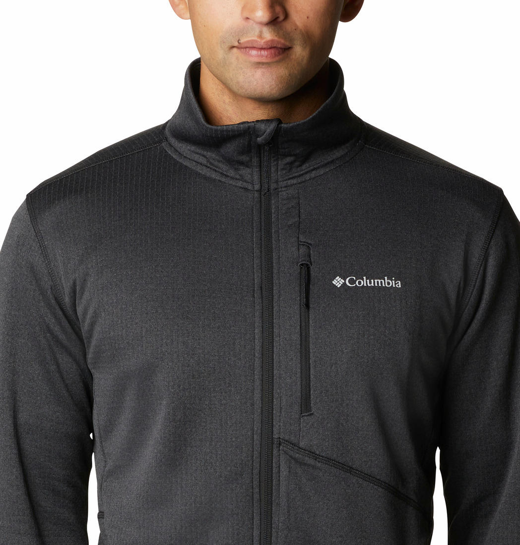 Columbia Men Black Park View Fleece Full Zip - Image 2
