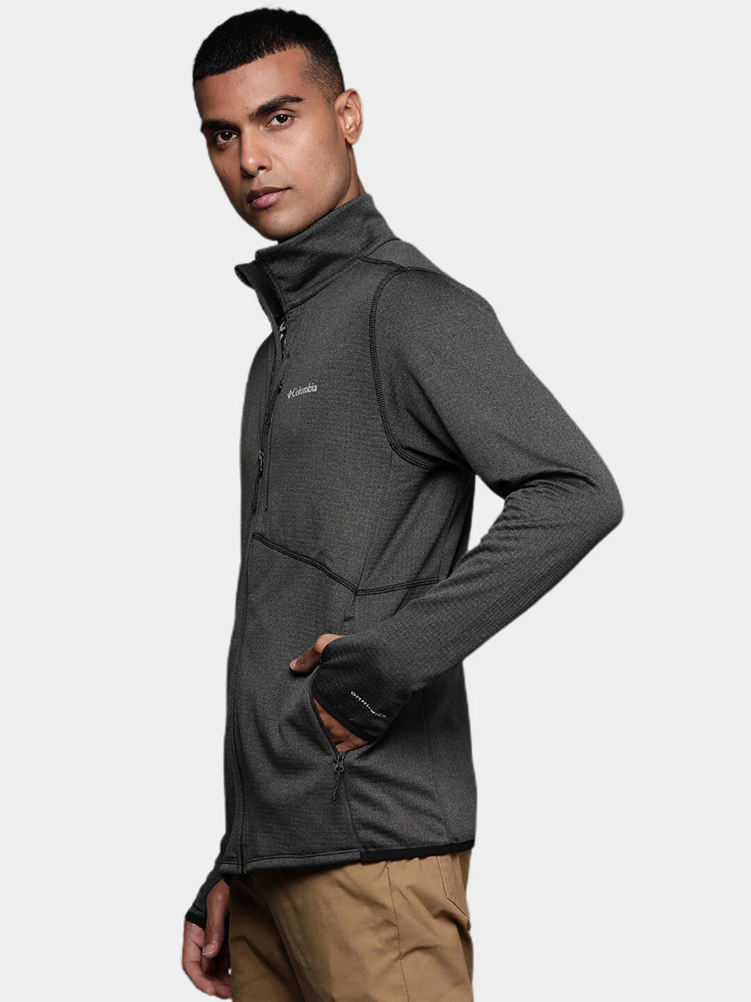 Columbia Men Black Park View Fleece Full Zip - Image 8