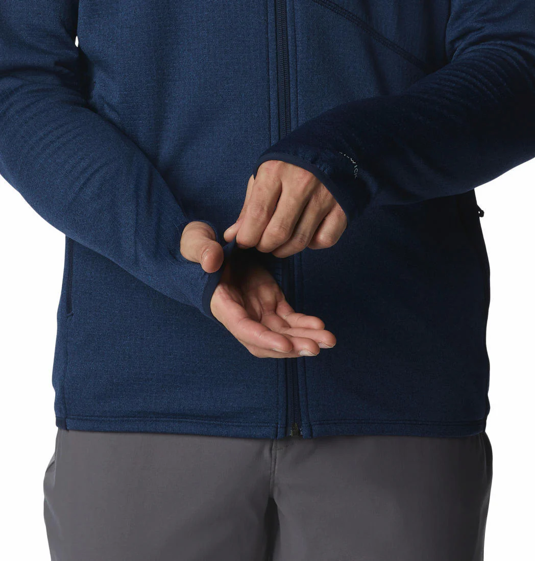 Columbia Men Blue Park View Fleece Full Zip - Image 4
