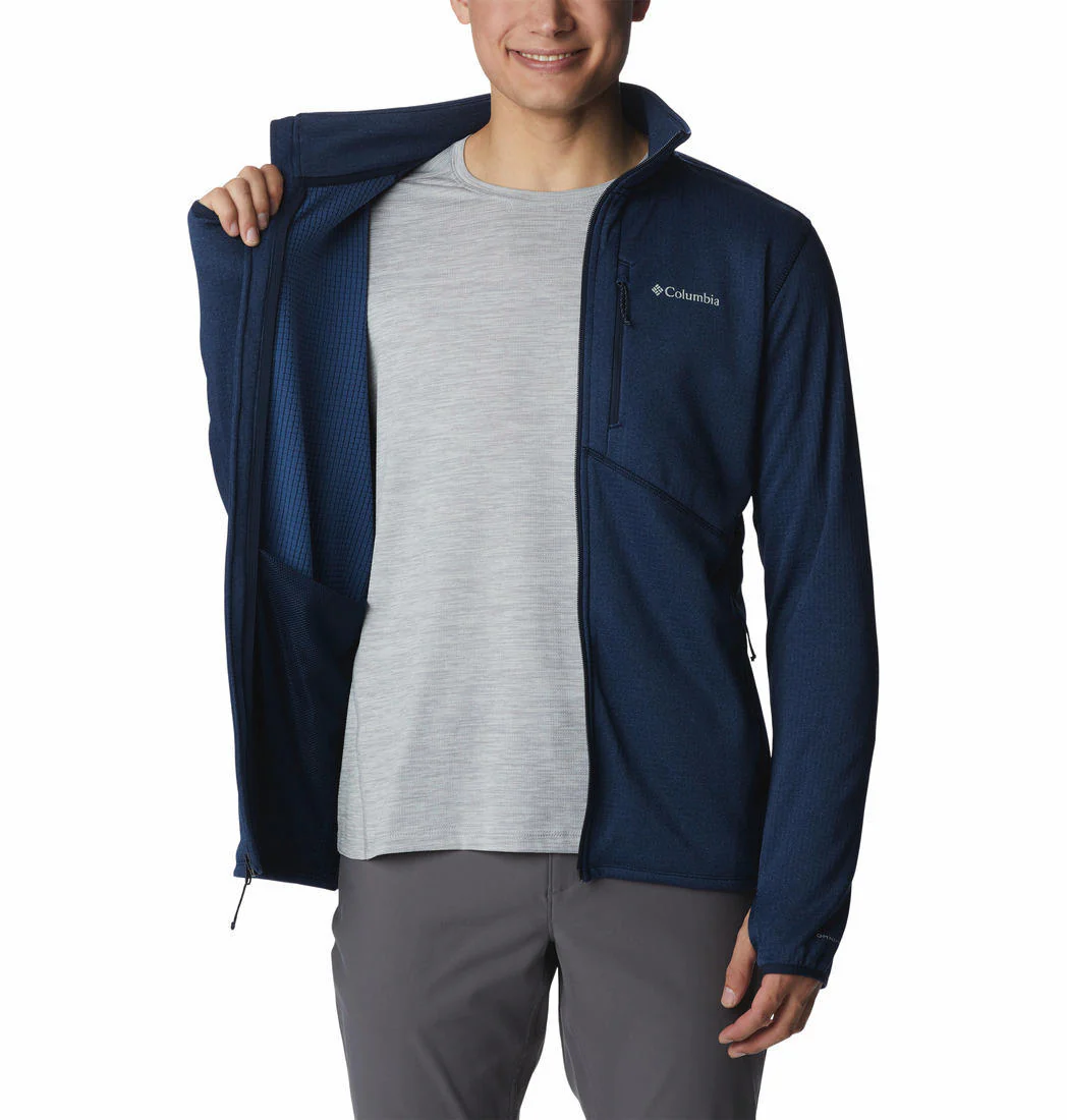Columbia Men Blue Park View Fleece Full Zip - Image 5