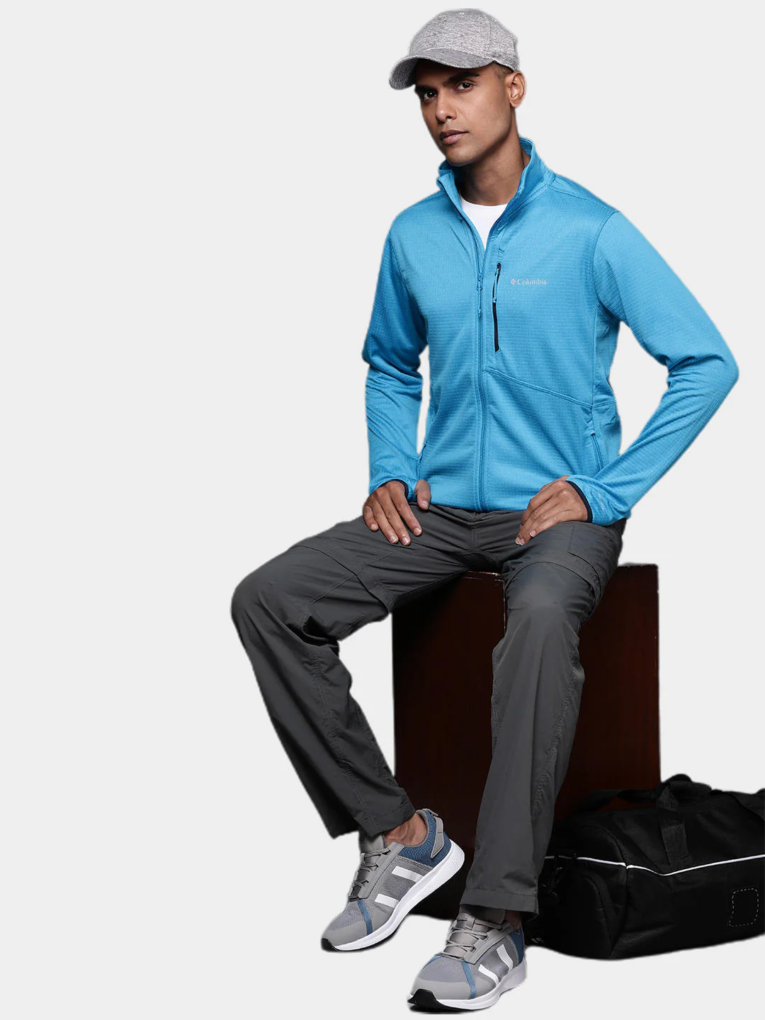 Columbia Men Blue Park View Fleece Full Zip - Image 10