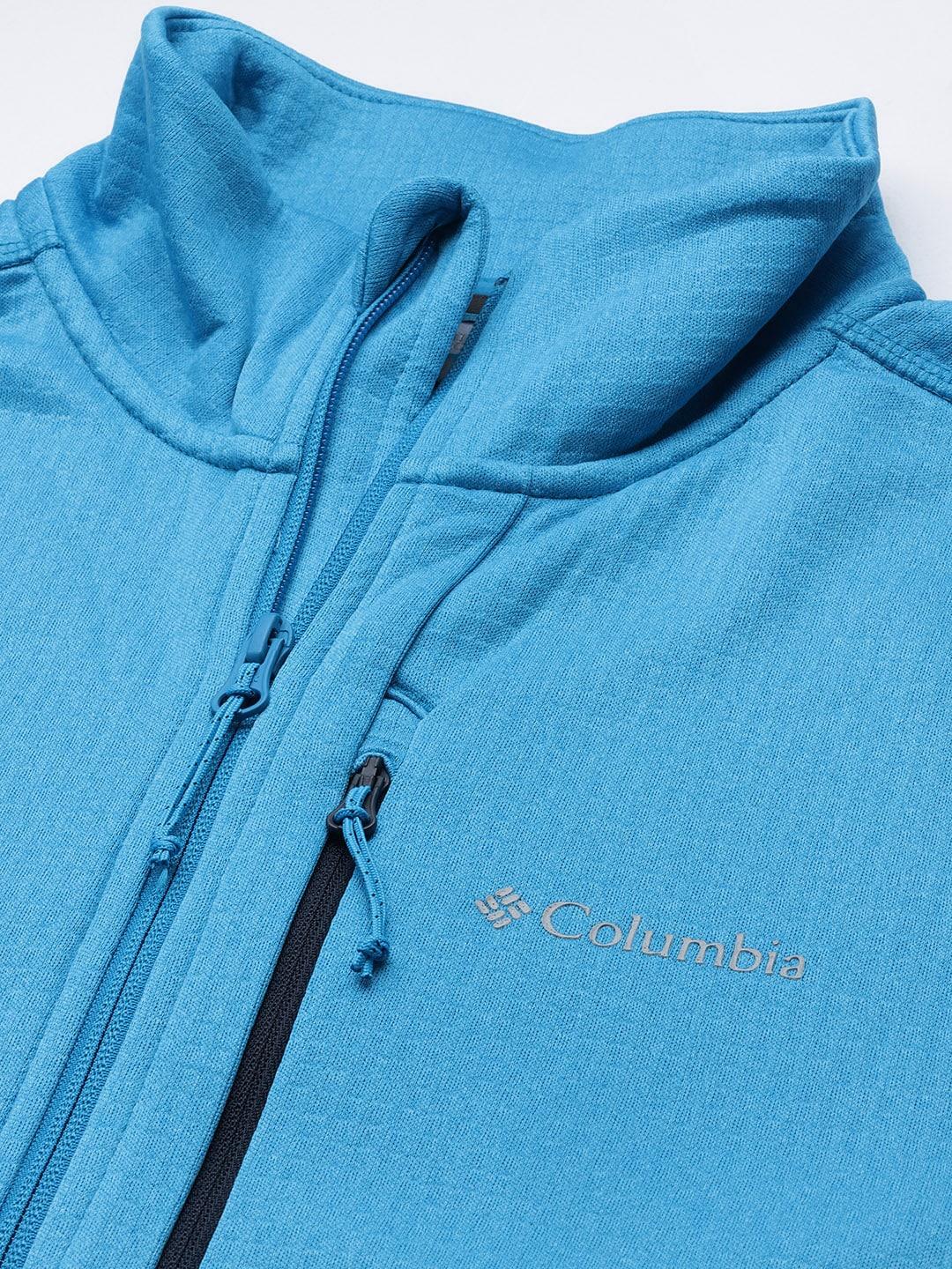Columbia Men Blue Park View Fleece Full Zip - Image 5