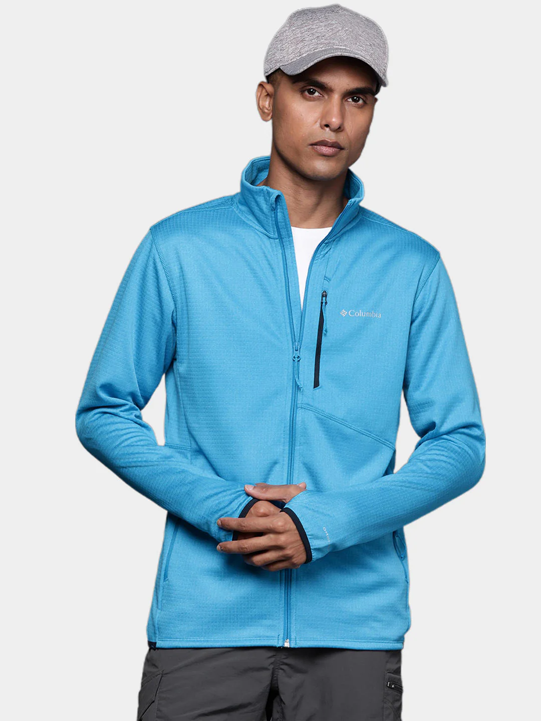 Columbia Men Blue Park View Fleece Full Zip - Image 8