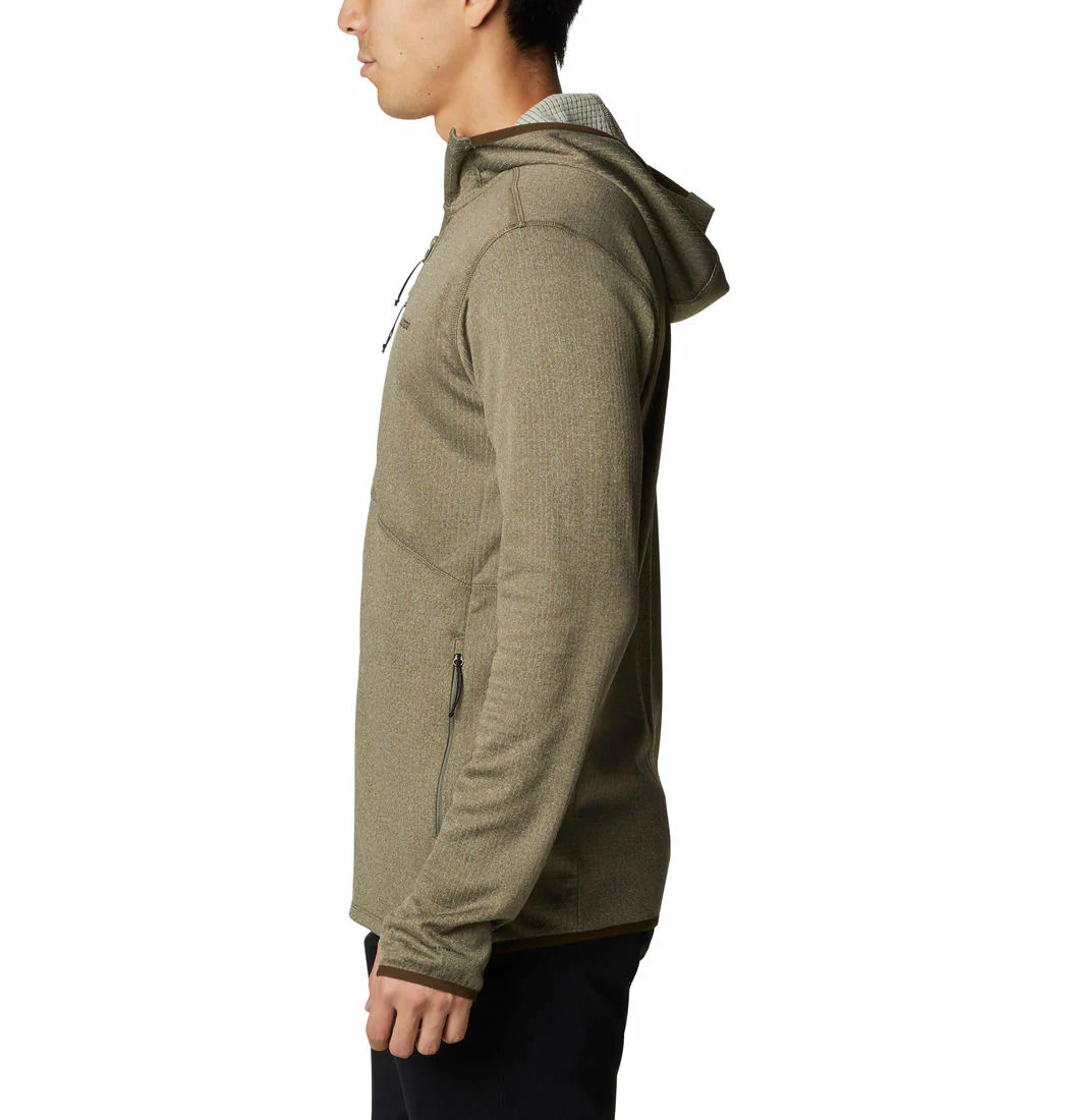 Columbia Men Green Park View Fleece Full Zip Hoodie - Image 6