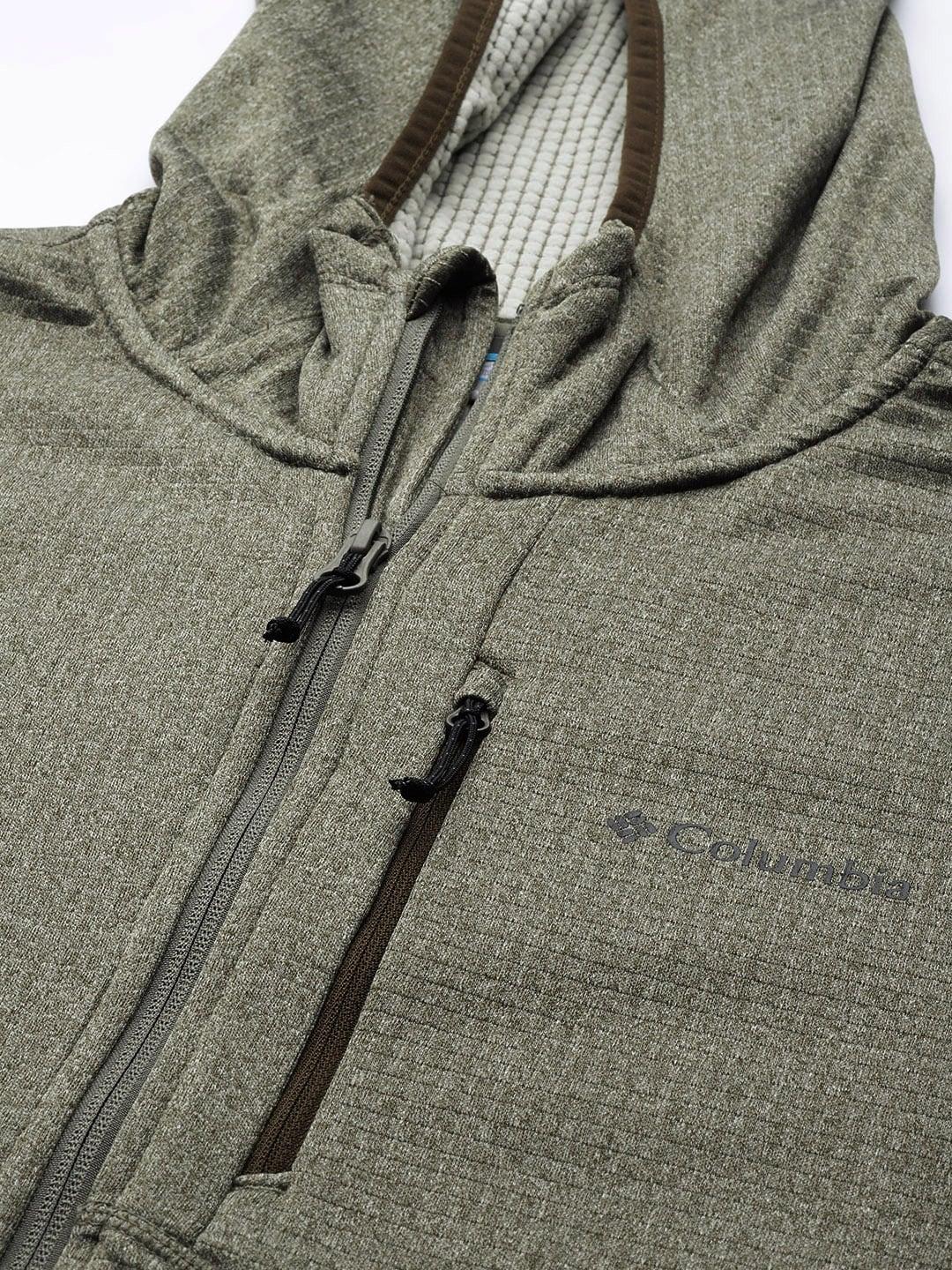 Columbia Men Green Park View Fleece Full Zip Hoodie - Image 8