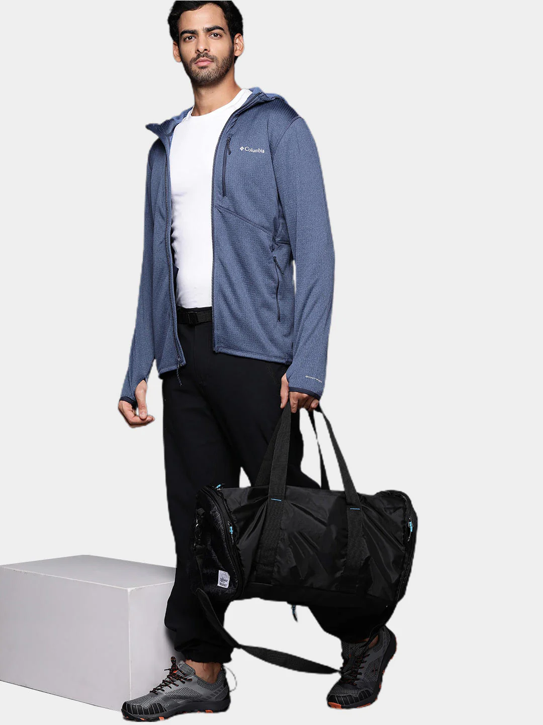 Columbia Men Blue Park View Fleece Full Zip Hoodie - Image 10
