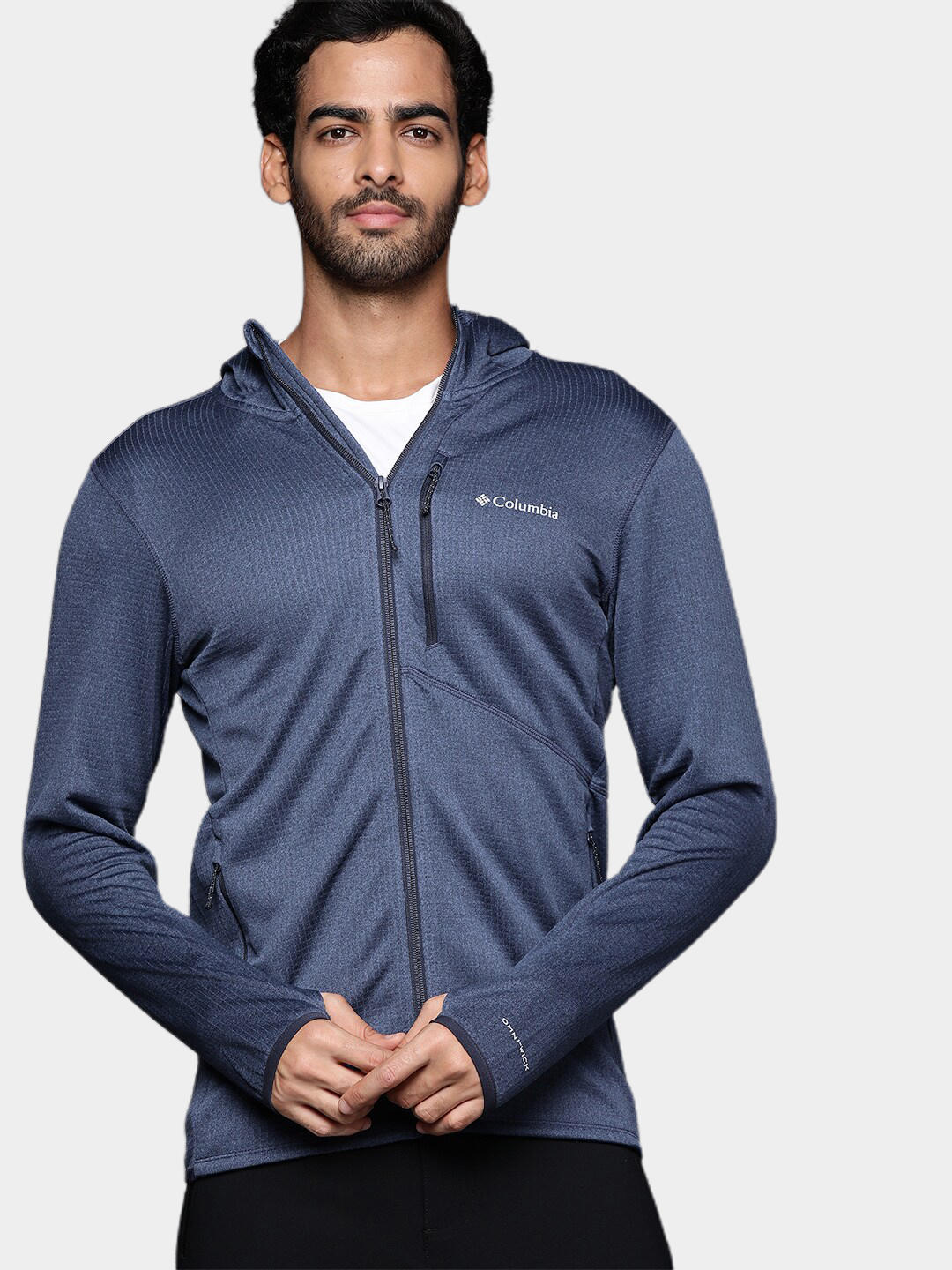 Columbia Men Blue Park View Fleece Full Zip Hoodie - Image 11
