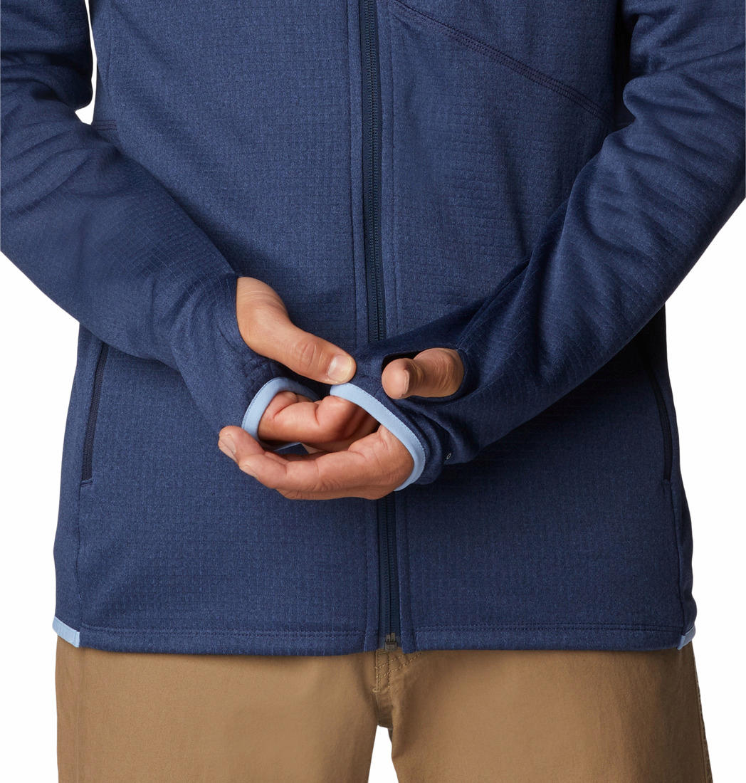 Columbia Men Blue Park View Fleece Full Zip Hoodie - Image 4
