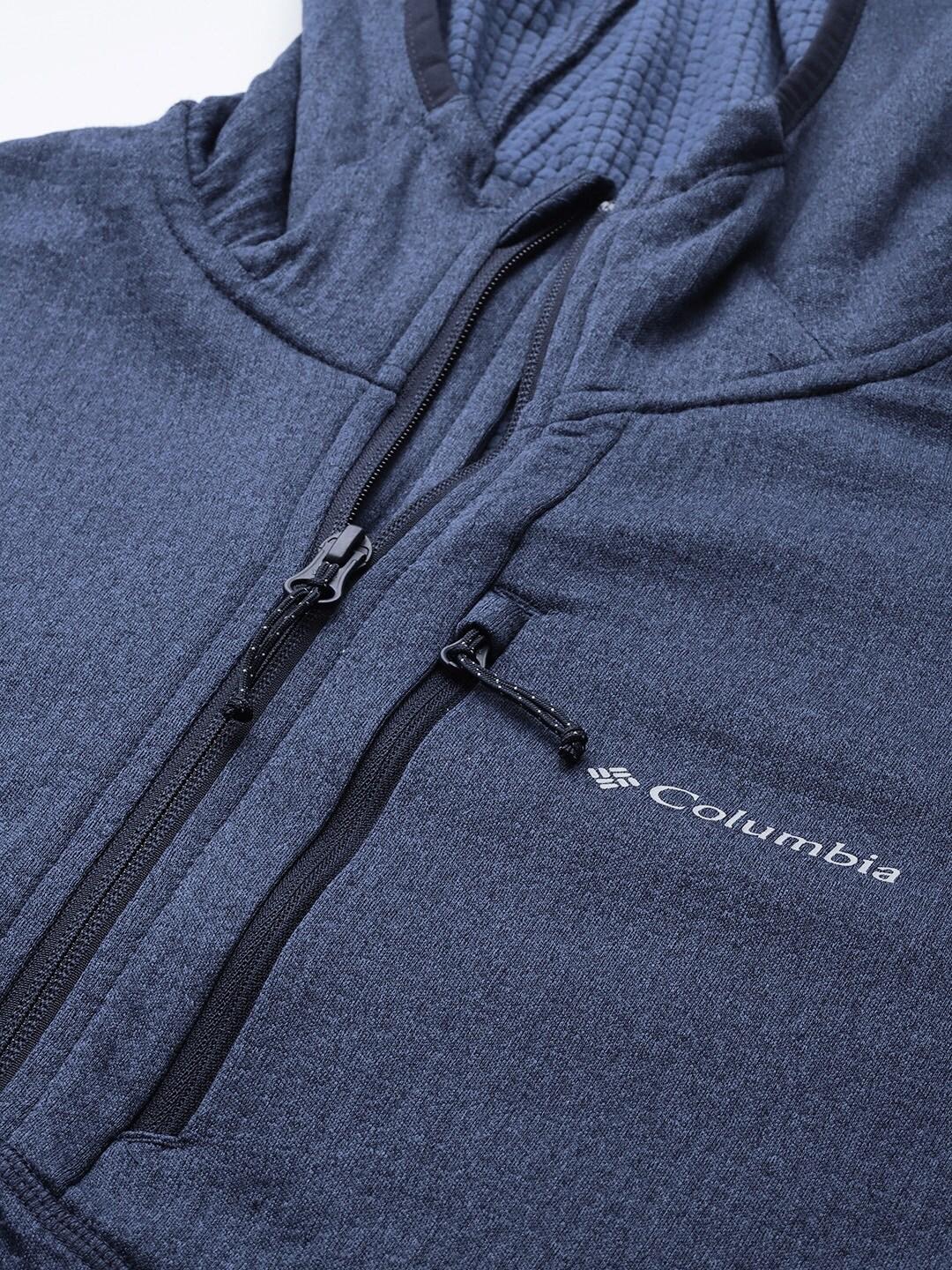 Columbia Men Blue Park View Fleece Full Zip Hoodie - Image 9