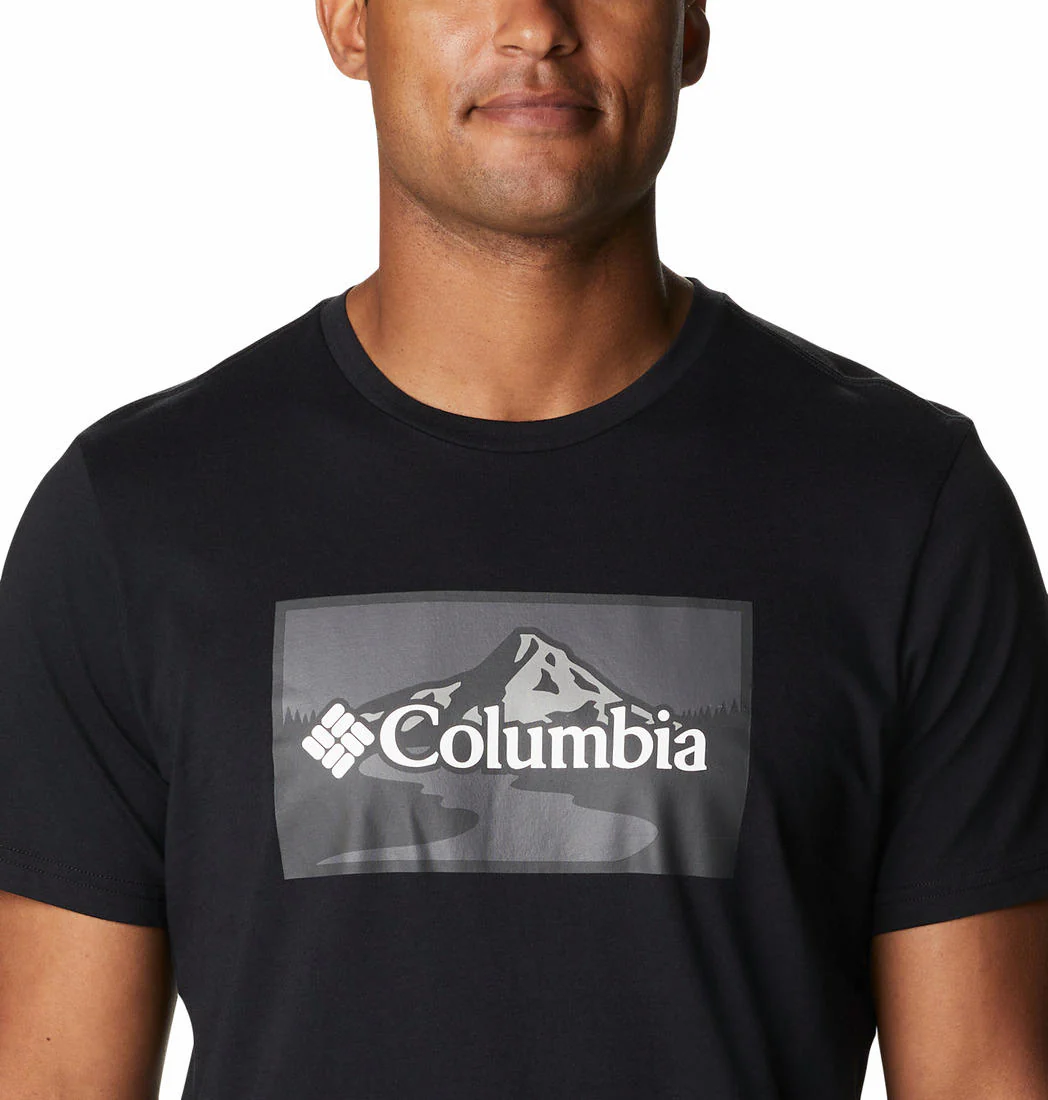 Columbia Men Black Path Lake Graphic Tee II - Image 2