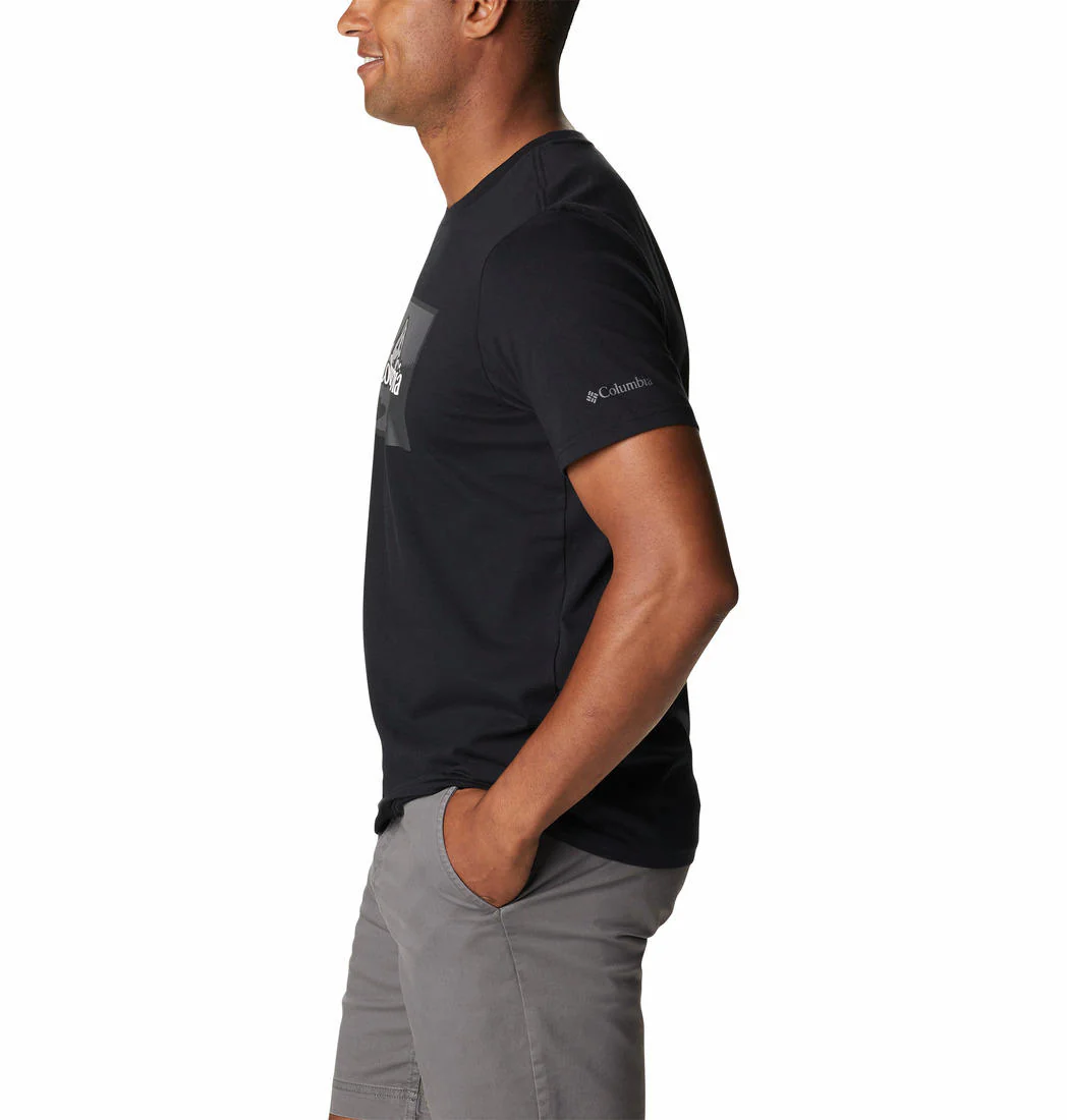 Columbia Men Black Path Lake Graphic Tee II - Image 3