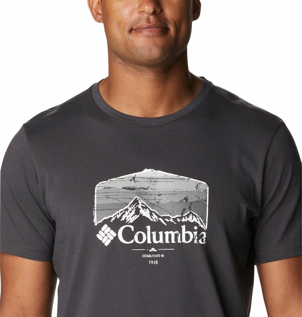 Columbia Men Black Path Lake Graphic Tee II - Image 2
