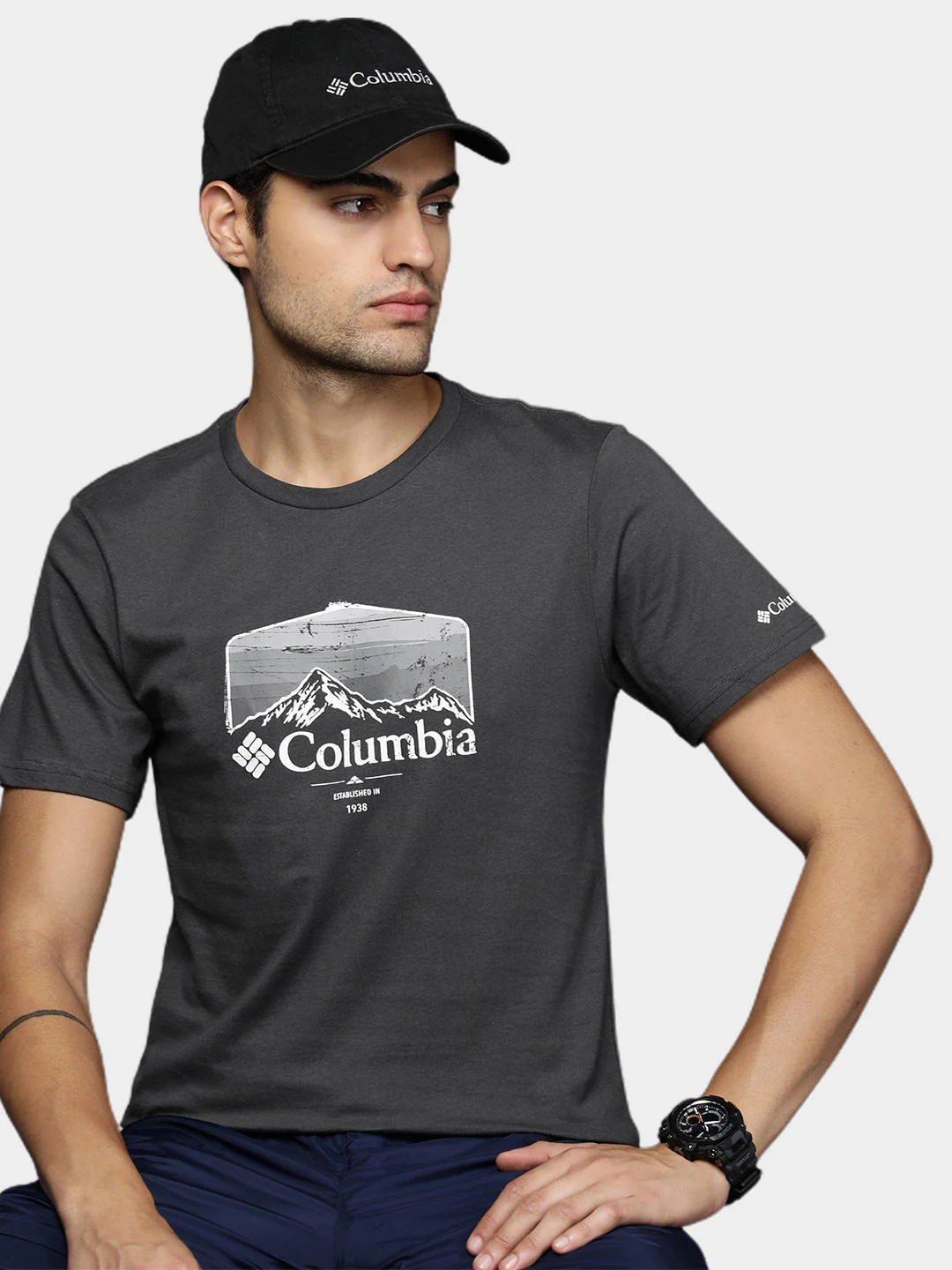 Columbia Men Black Path Lake Graphic Tee II - Image 7
