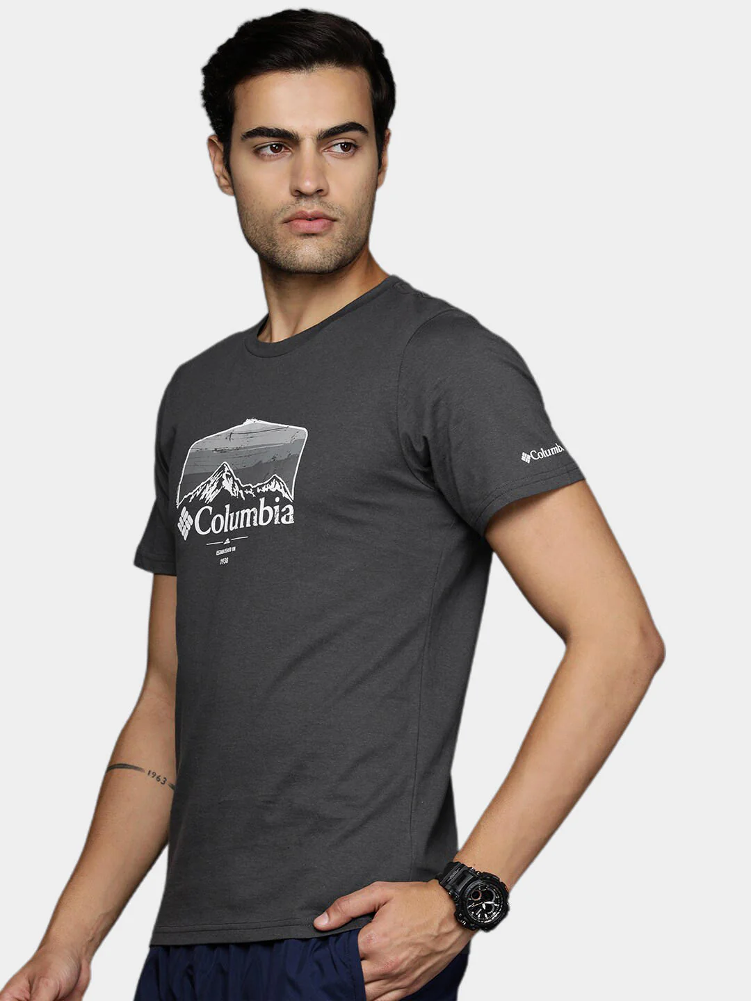Columbia Men Black Path Lake Graphic Tee II - Image 8