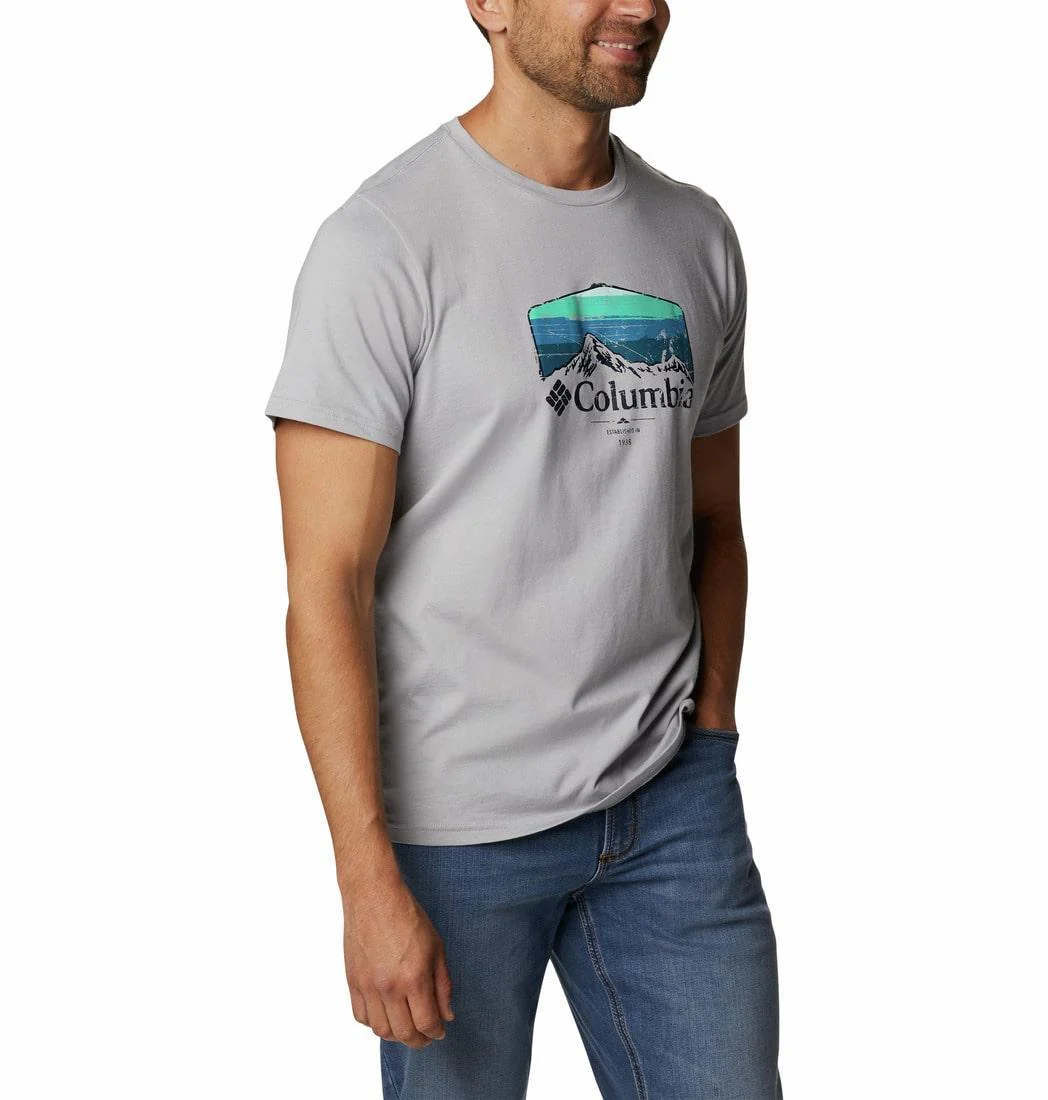Columbia Men Grey Path Lake Graphic Tee II - Image 4