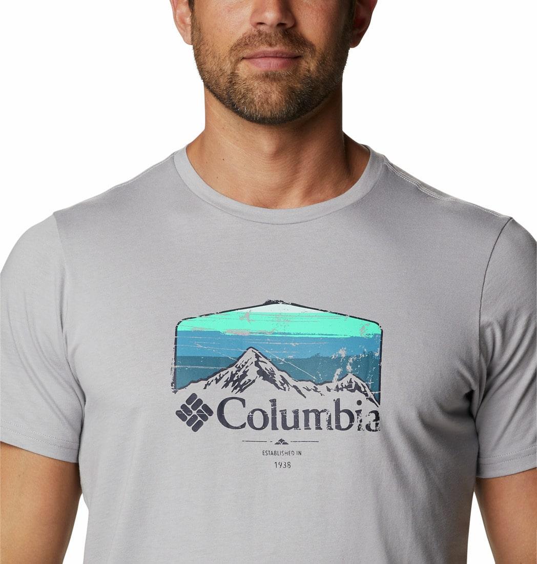 Columbia Men Grey Path Lake Graphic Tee II - Image 5