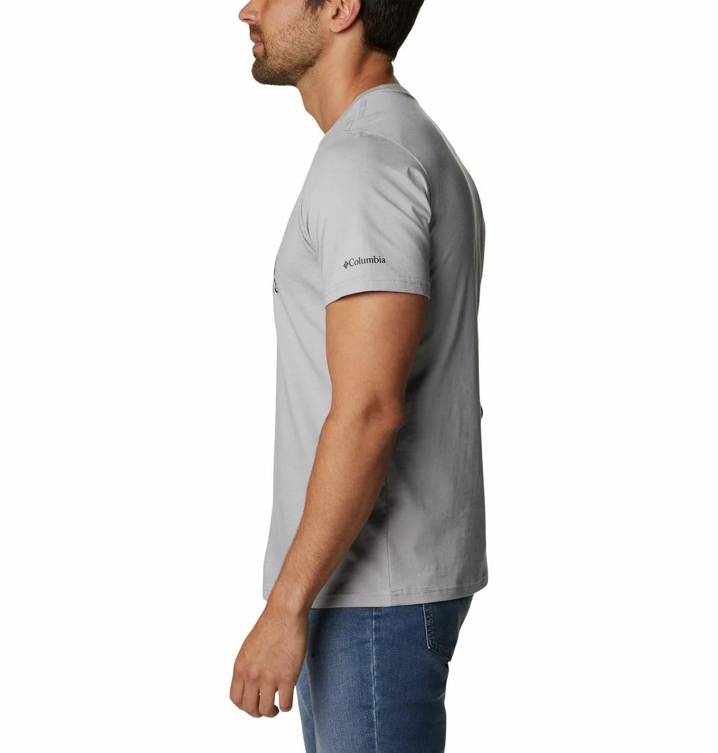 Columbia Men Grey Path Lake Graphic Tee II - Image 6