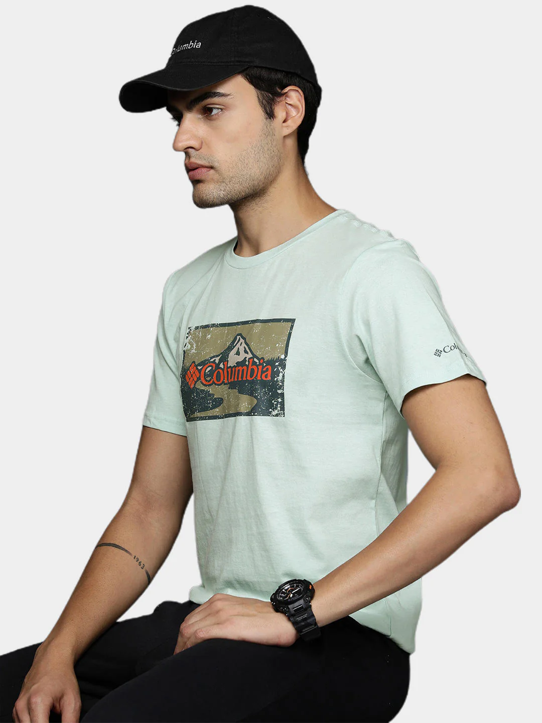 Columbia Men Green Path Lake Graphic Tee II - Image 7