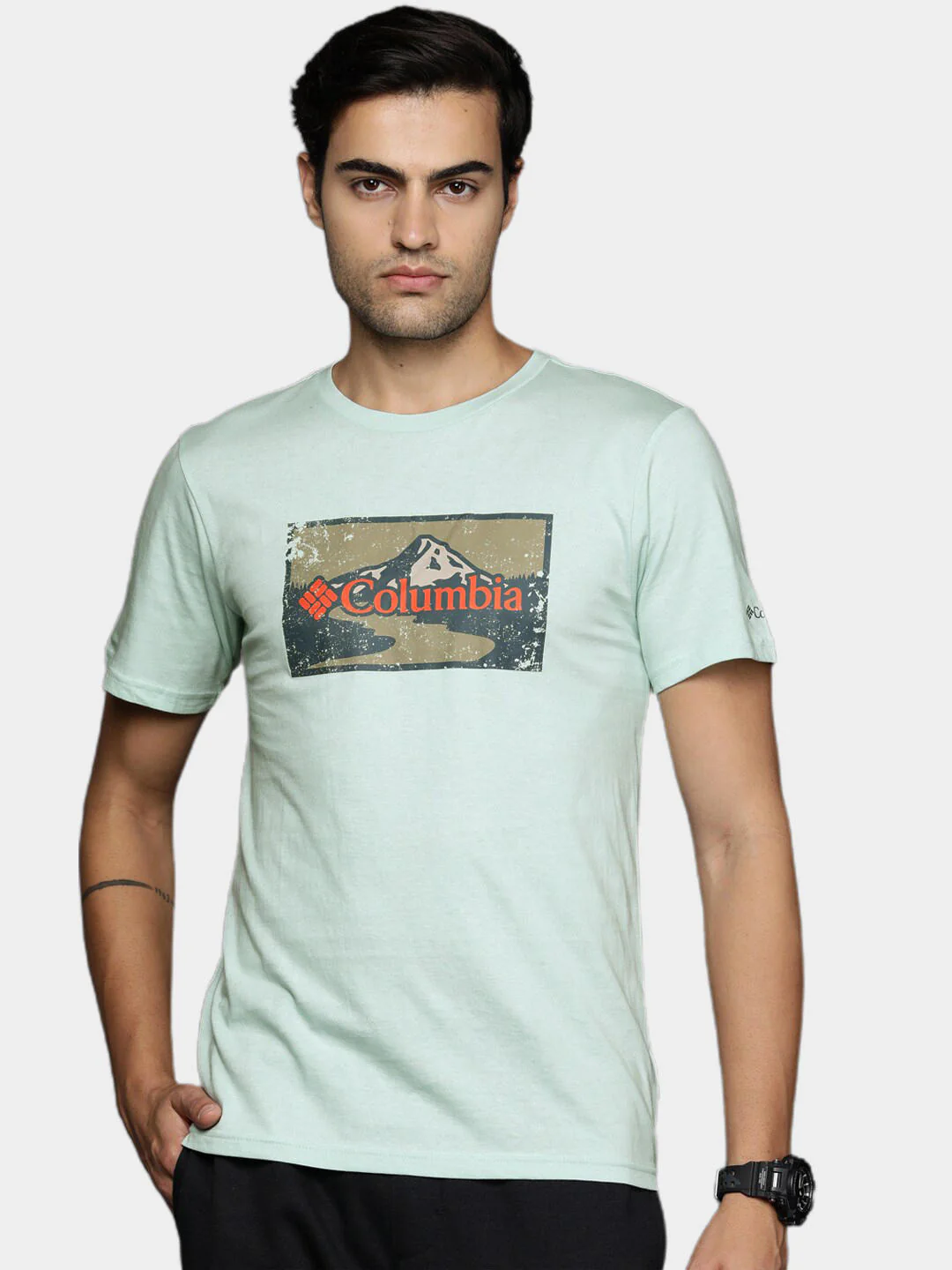 Columbia Men Green Path Lake Graphic Tee II - Image 8