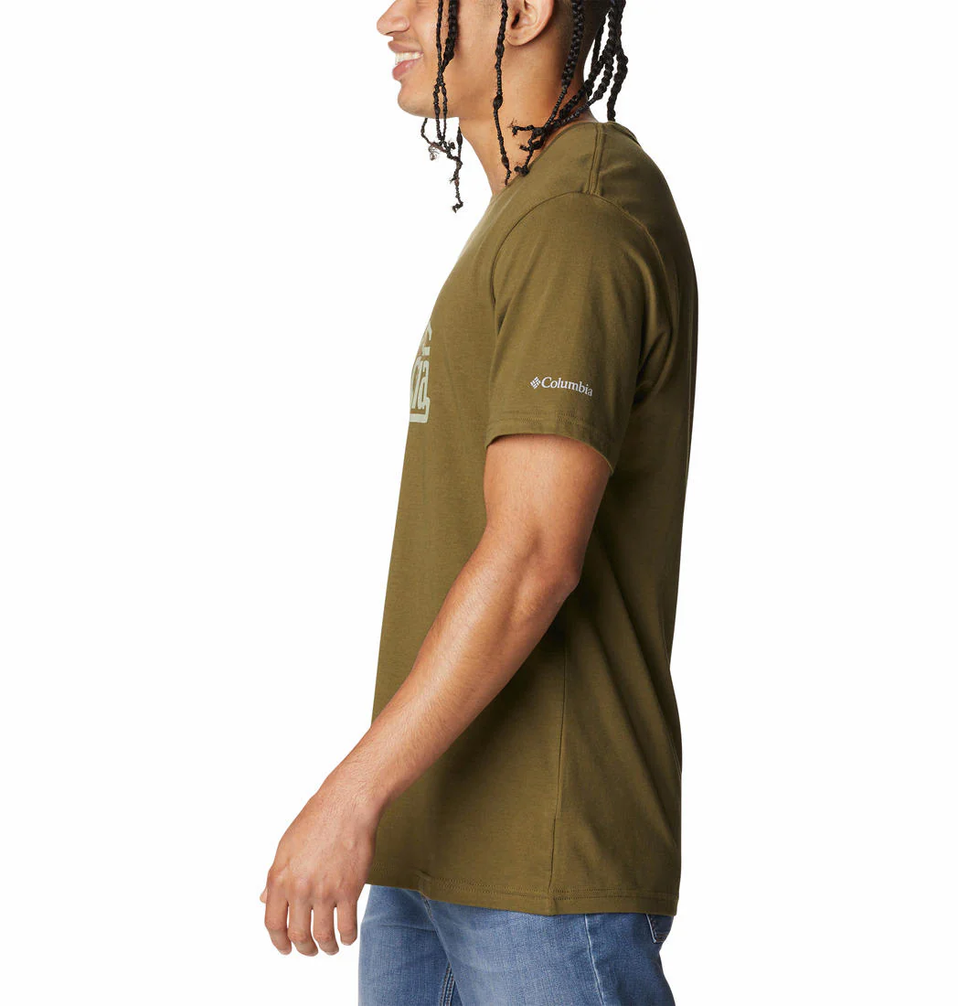 Columbia Men Green Path Lake Graphic Tee II - Image 2
