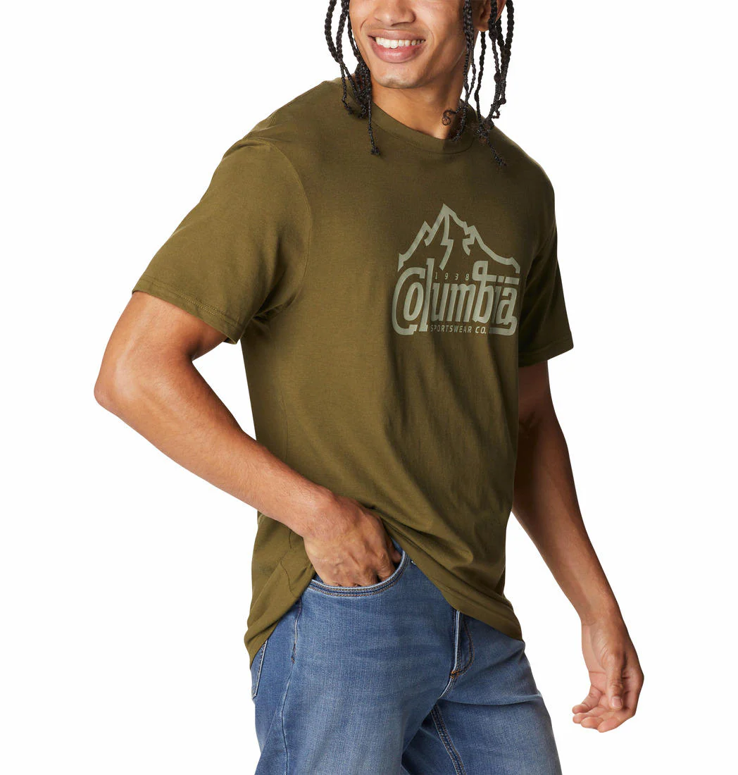 Columbia Men Green Path Lake Graphic Tee II - Image 5
